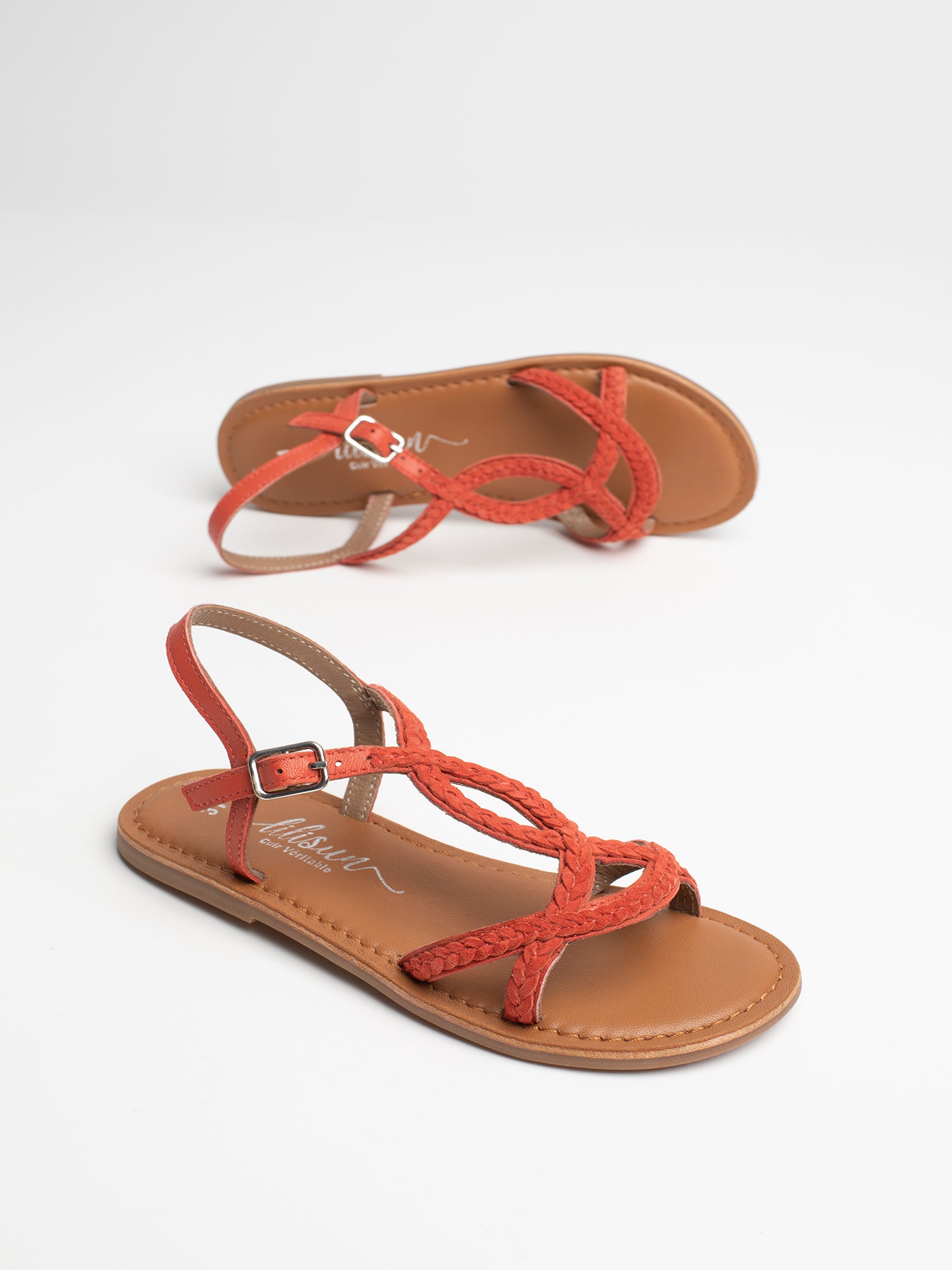 JOANNA sandales corail