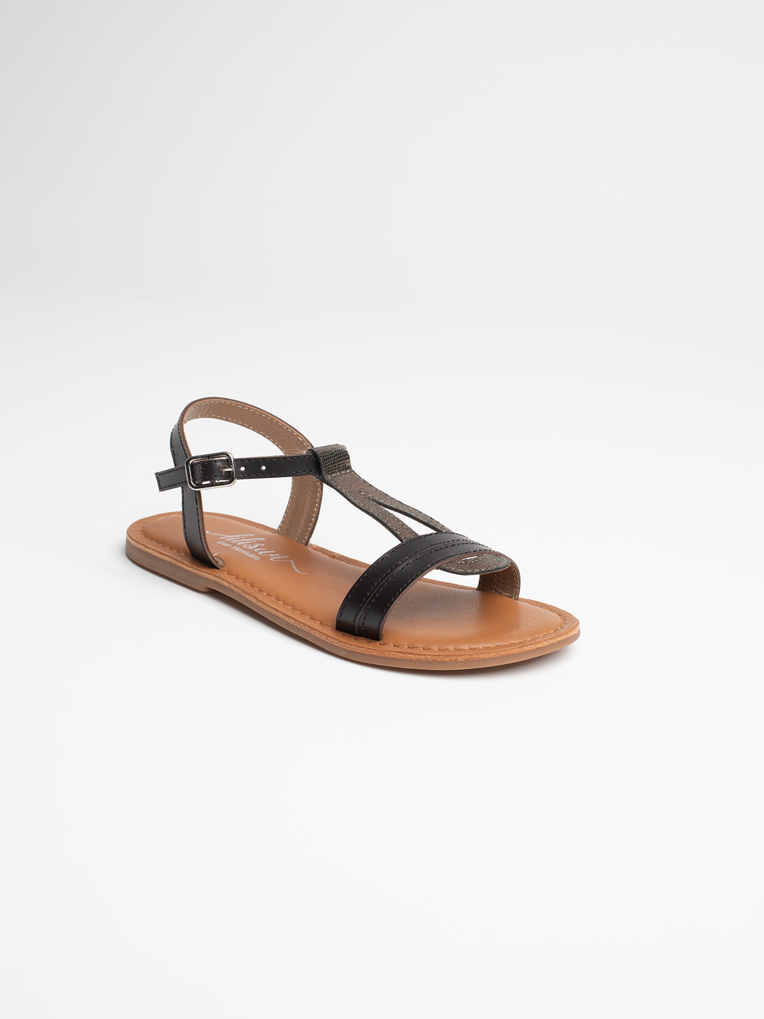 KIDO sandales marron foncé
