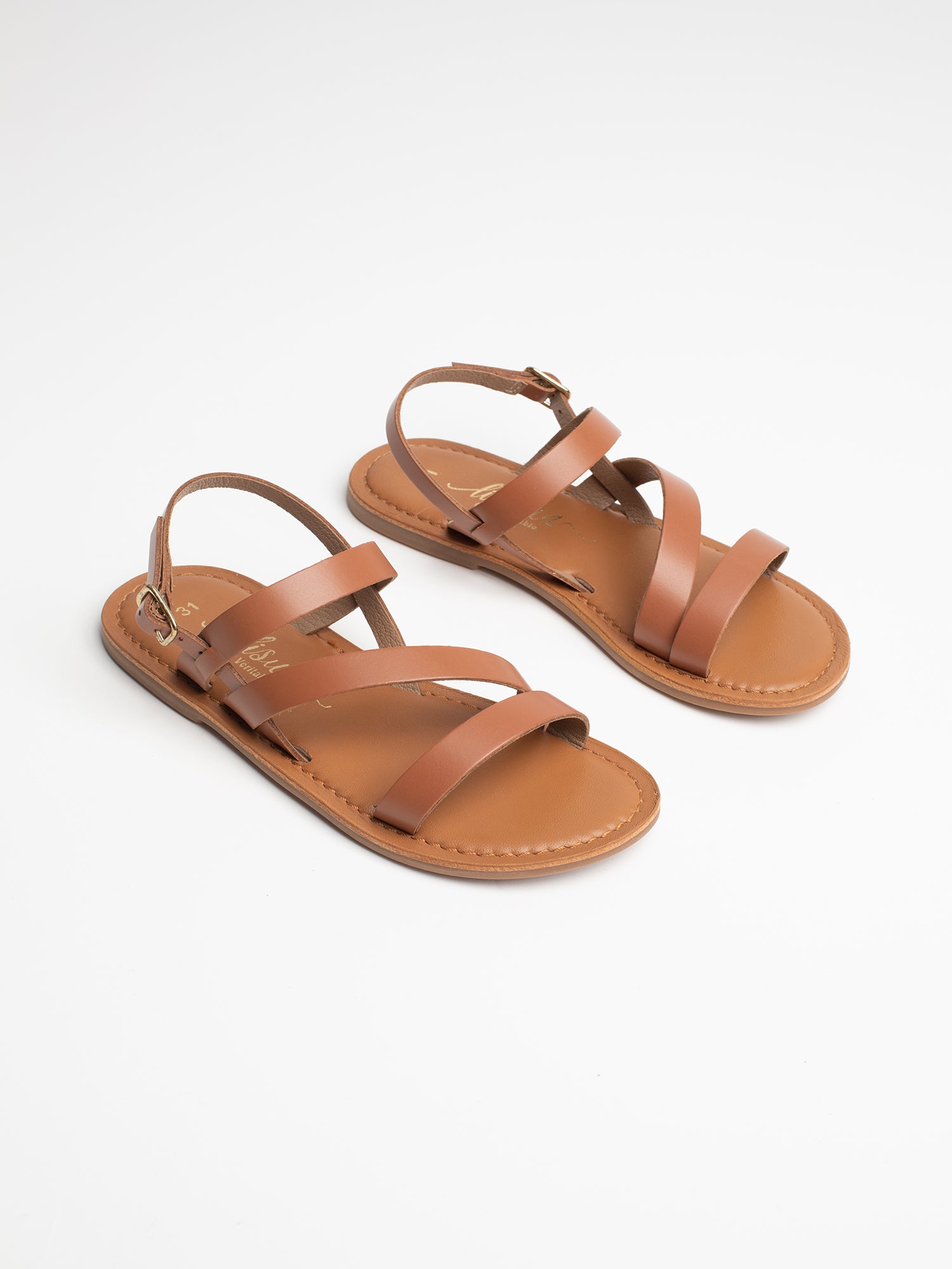 AMBRE Sandales camel