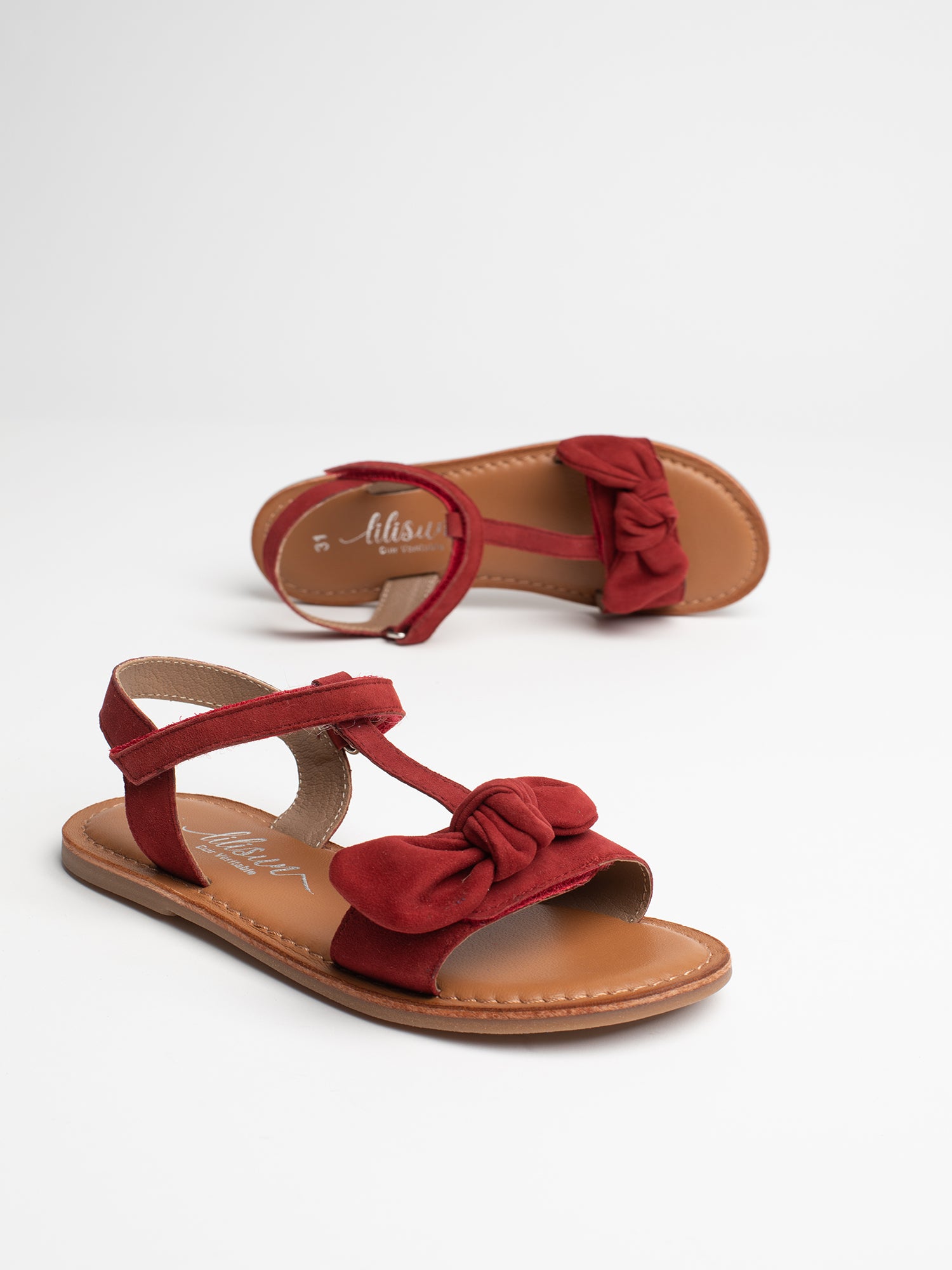 CHARLOTTE sandales rouge