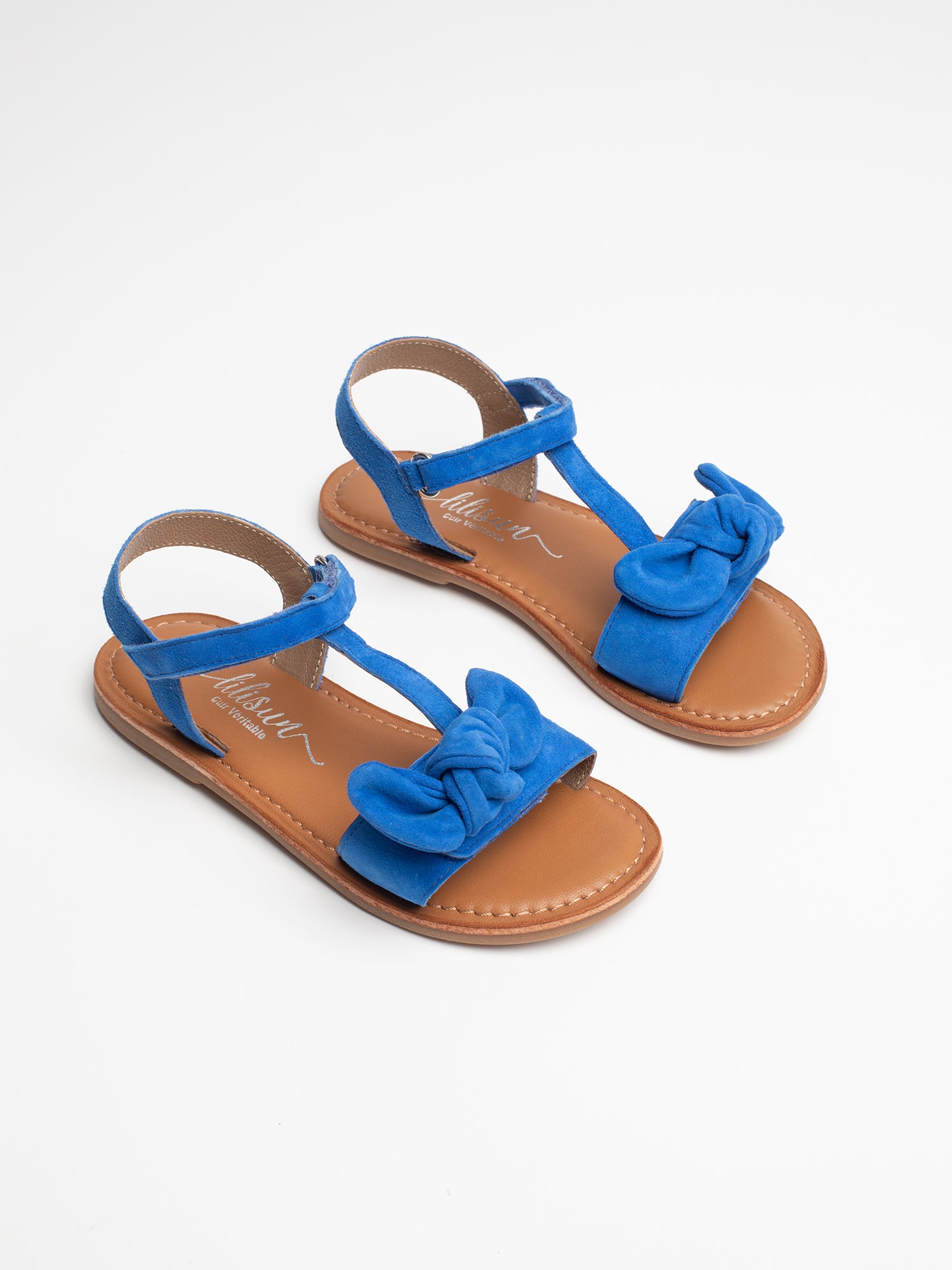 CHARLOTTE sandales bleu roi