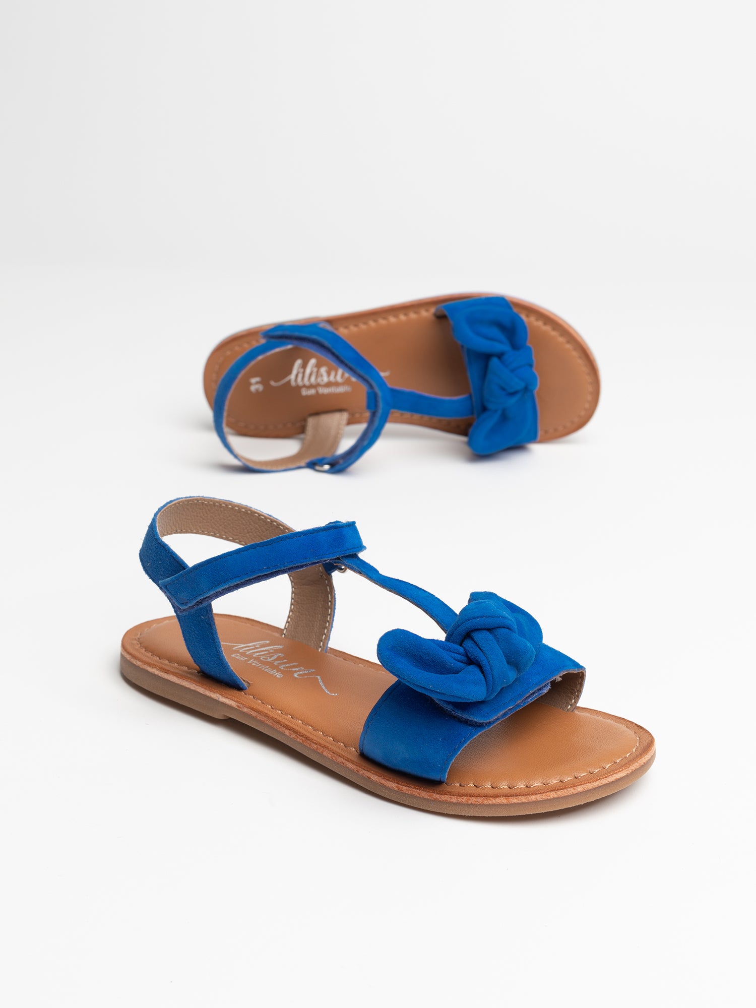 CHARLOTTE sandales bleu roi