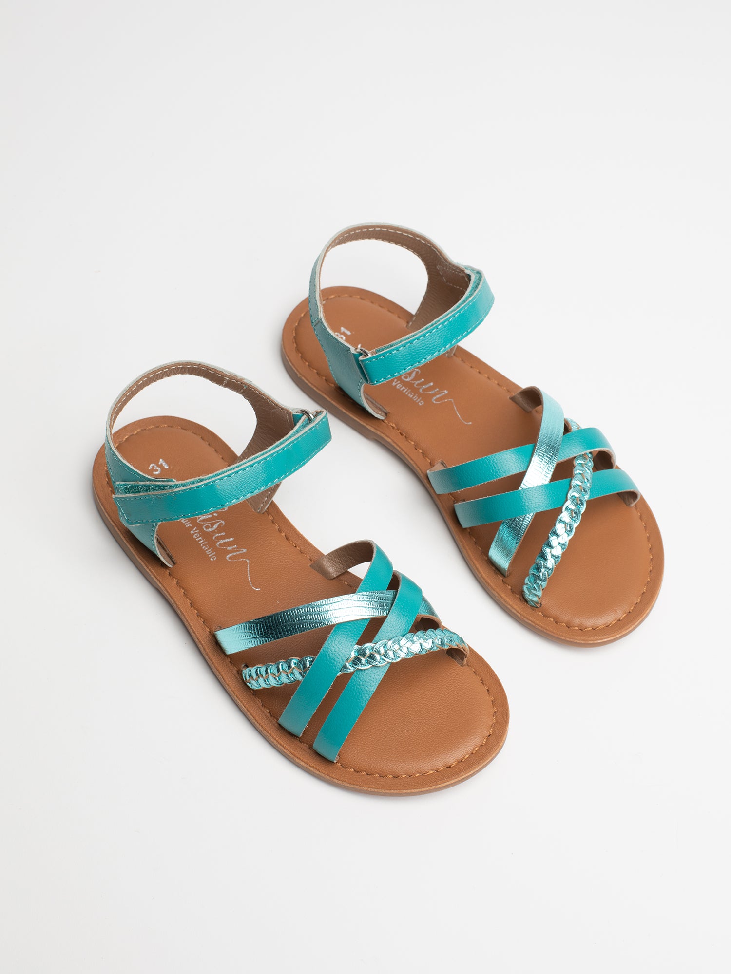 LUNA Sandales turquoises
