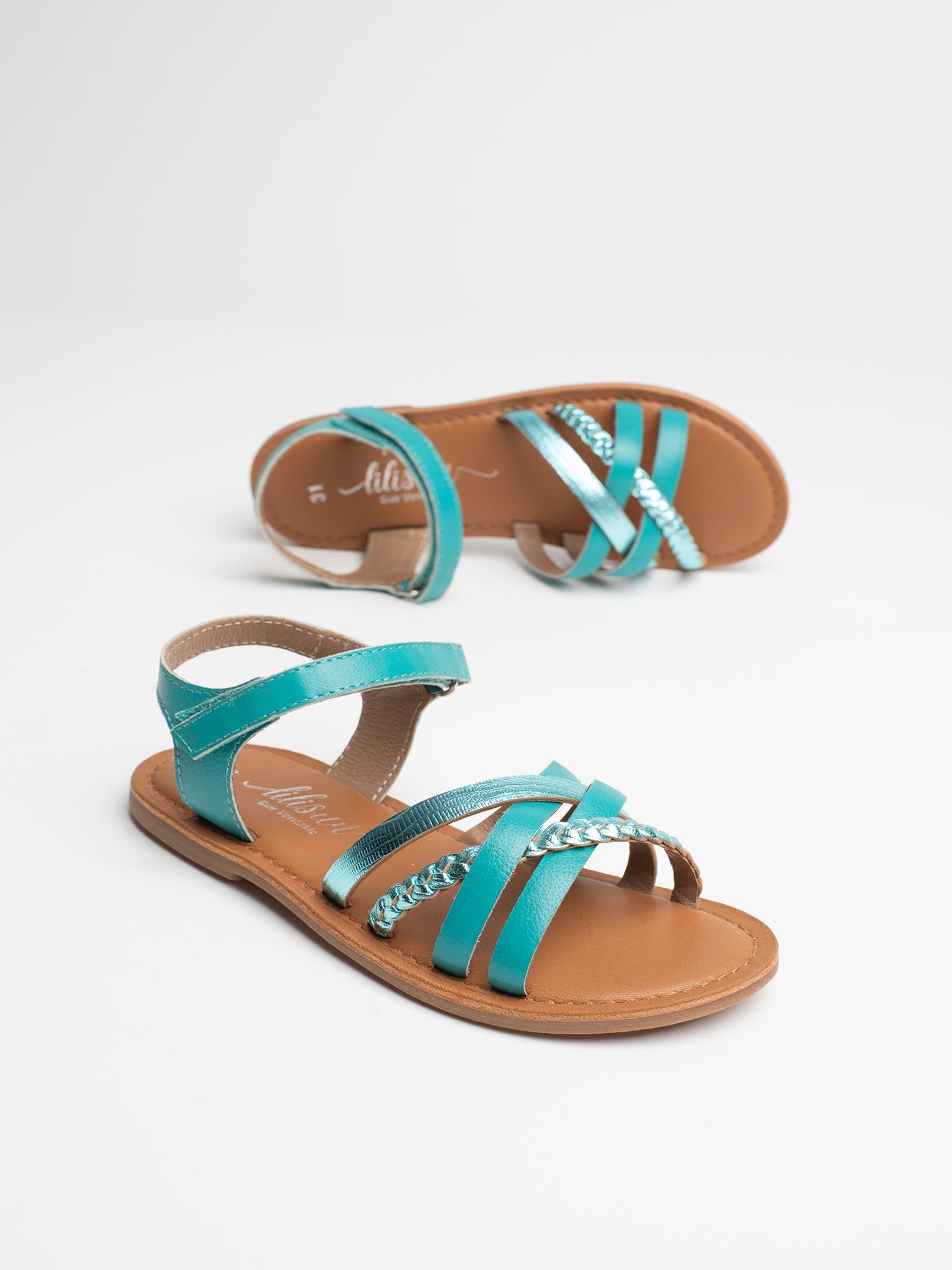 LUNA Sandales turquoises