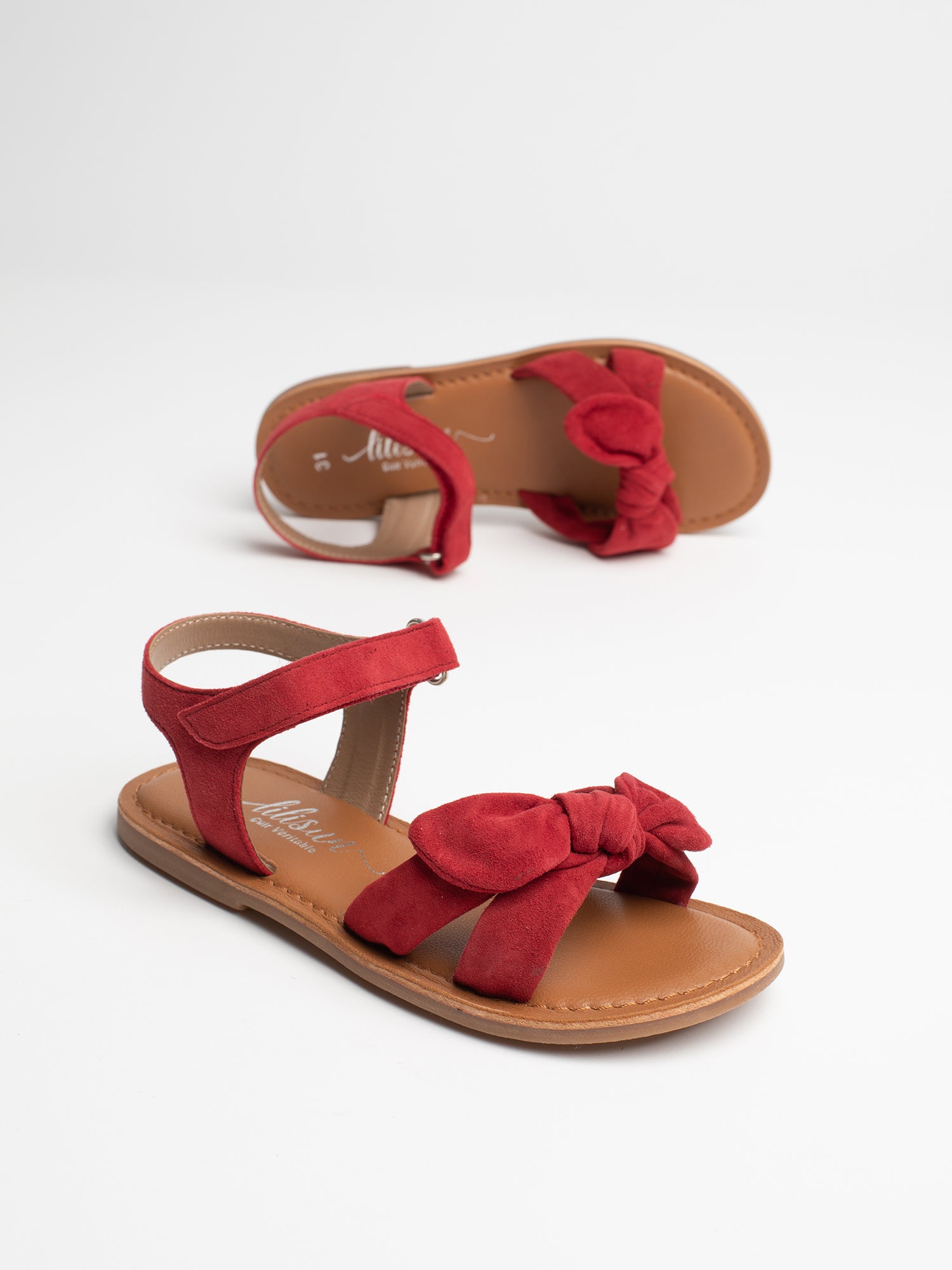 ELISE Sandales rouges