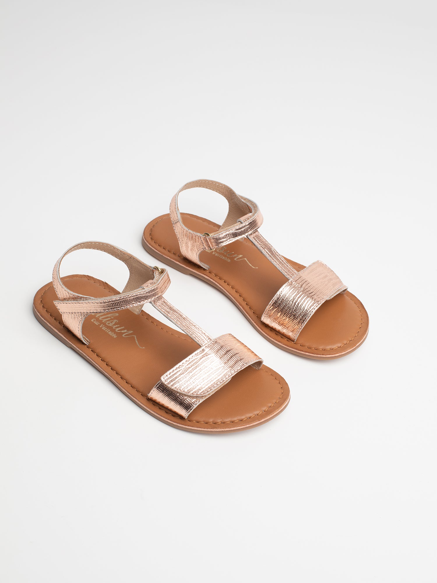 CLELIA Sandales rosegold