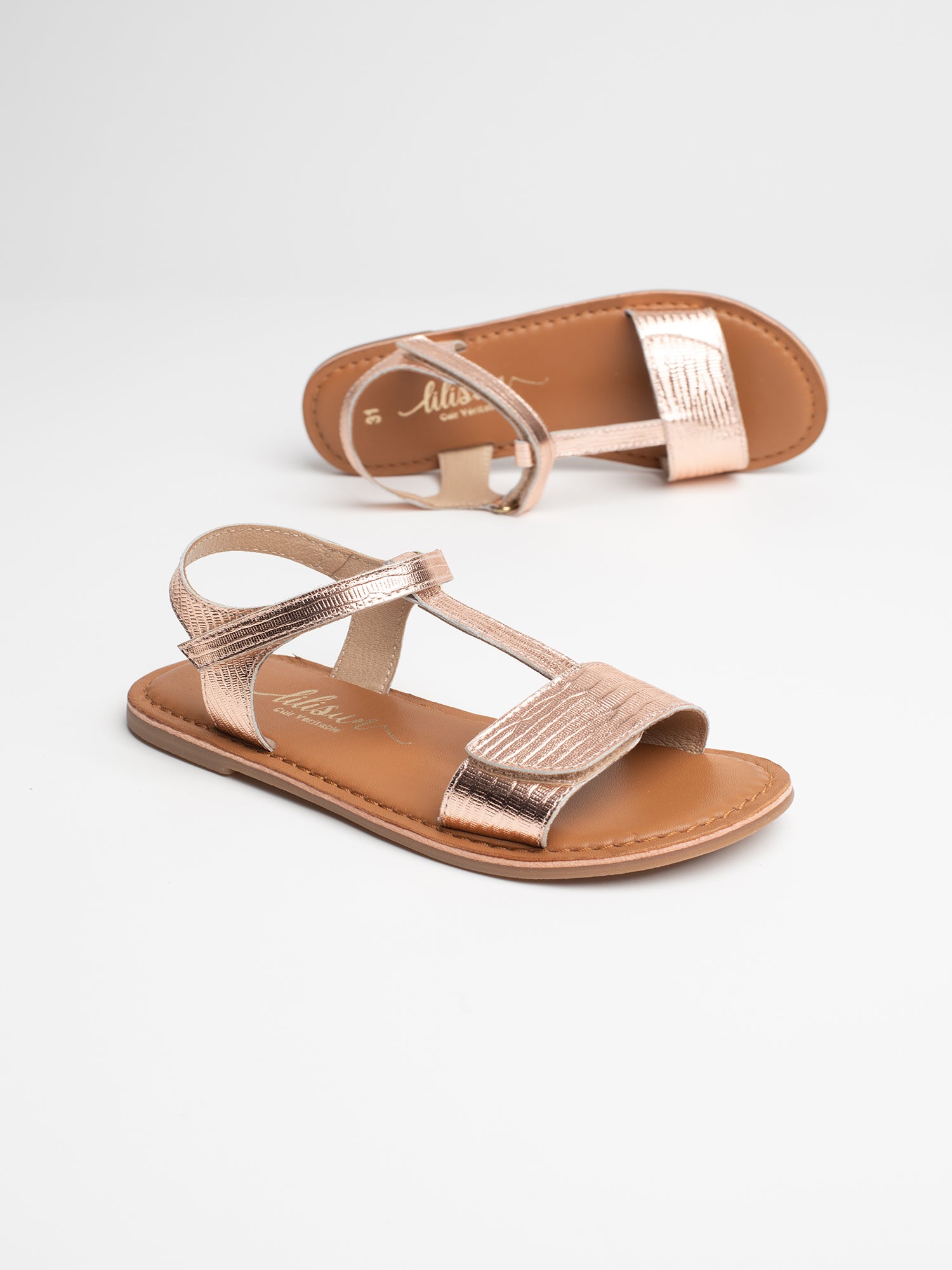 CLELIA Sandales rosegold