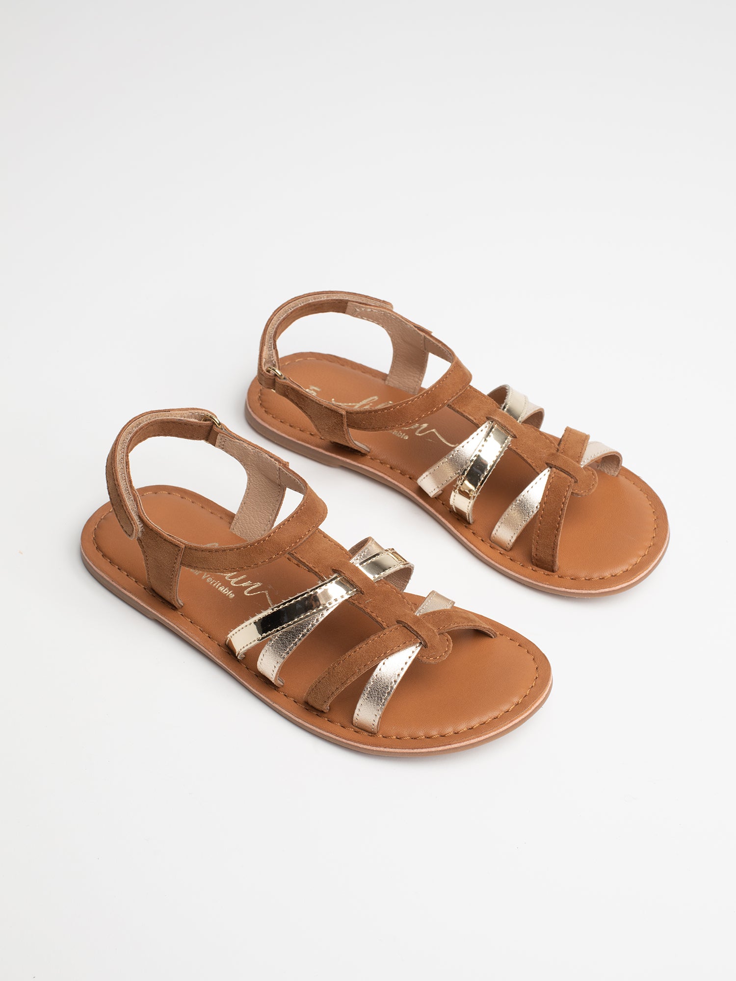 MEILI Sandales camel