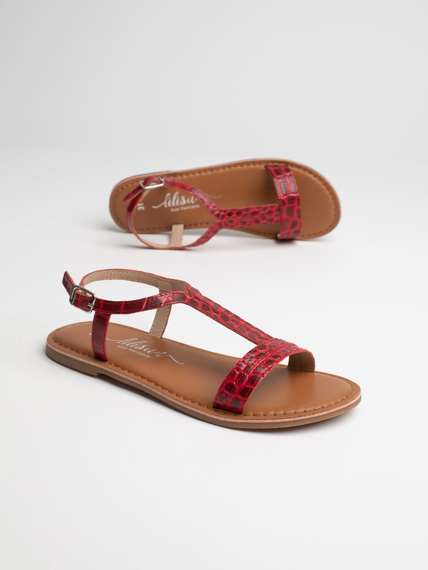 LYSANNA Sandales corail