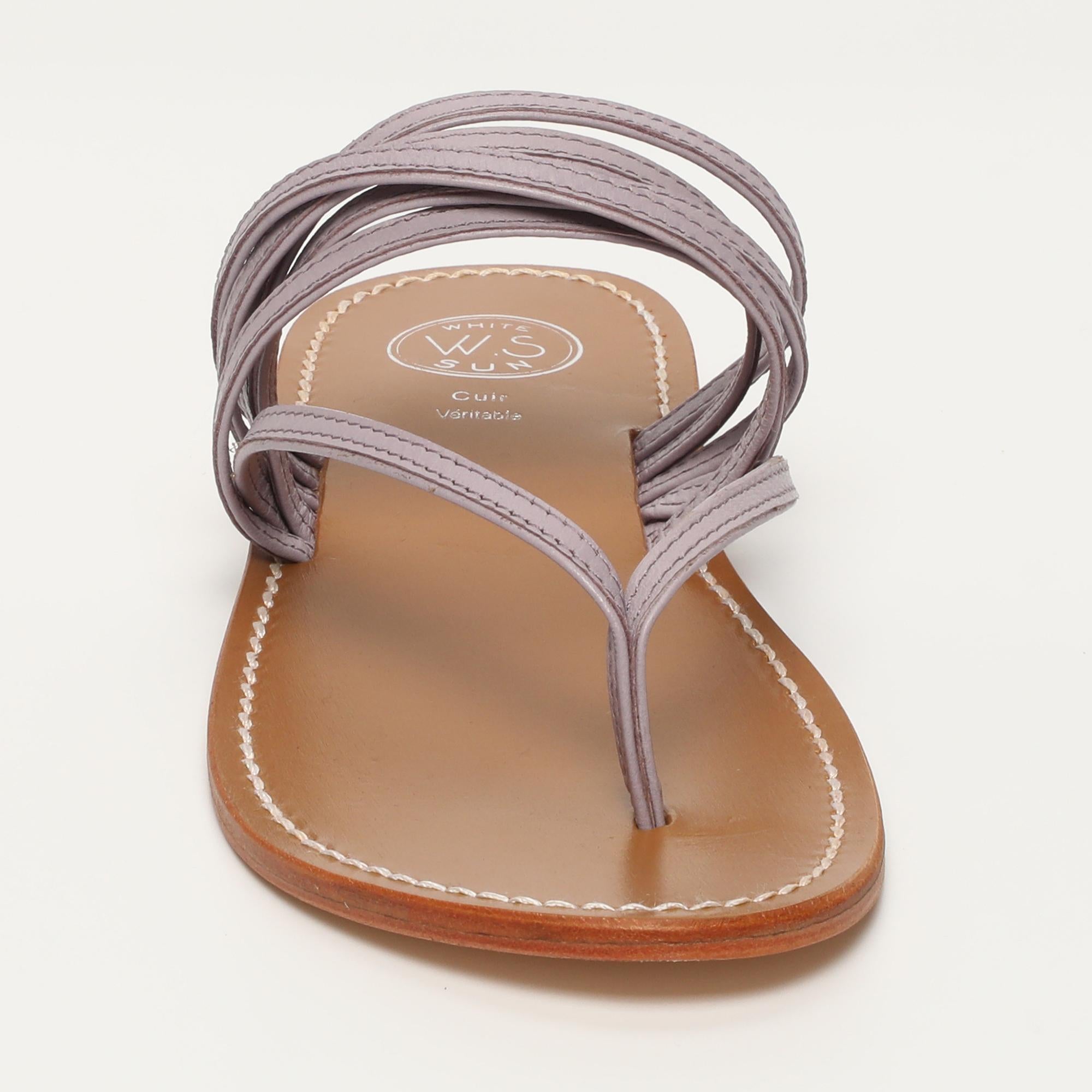 NOVA sandales en cuir lilas