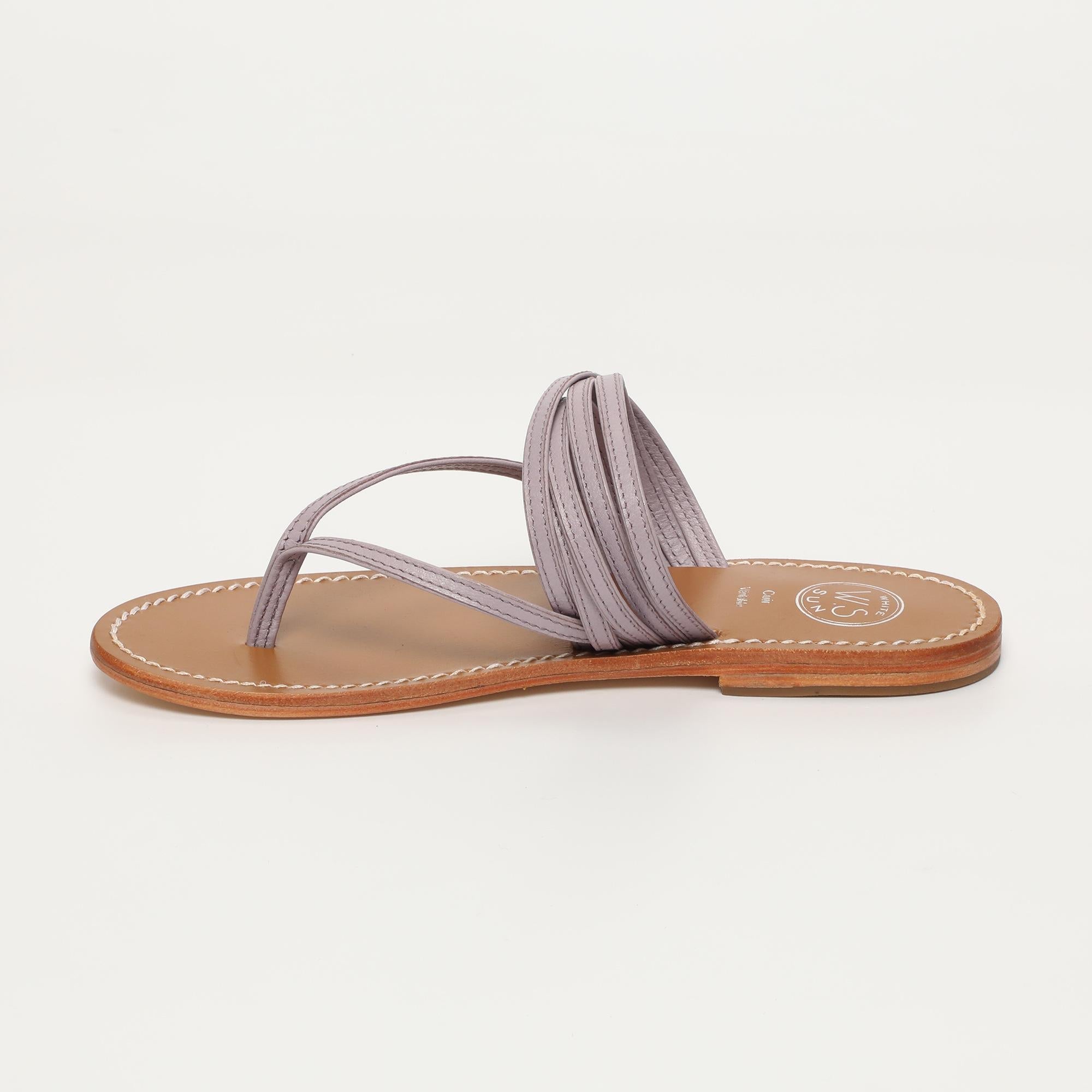 NOVA sandales en cuir lilas