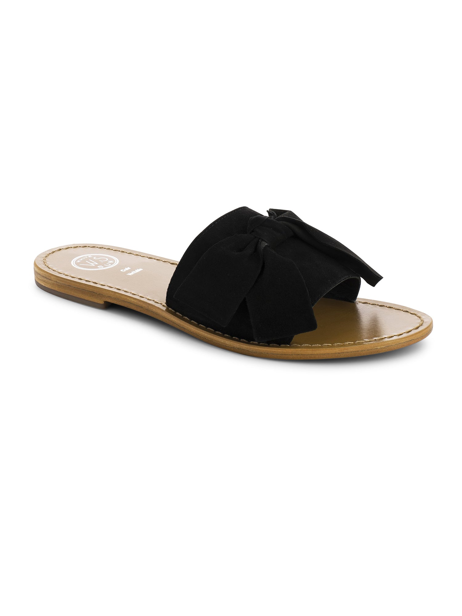 SERPA mules fantaisie en cuir noir