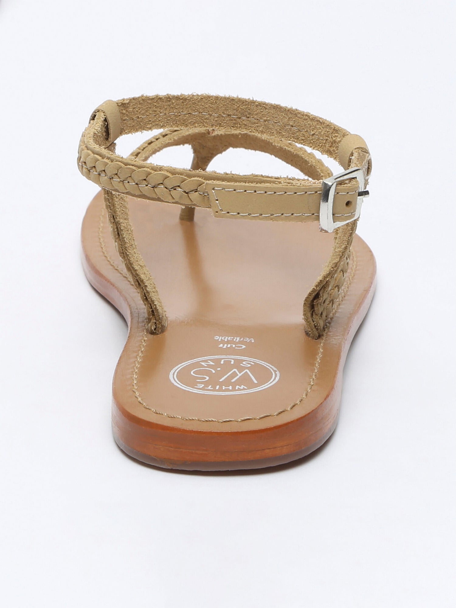 CYPRAE sandales en cuir camel