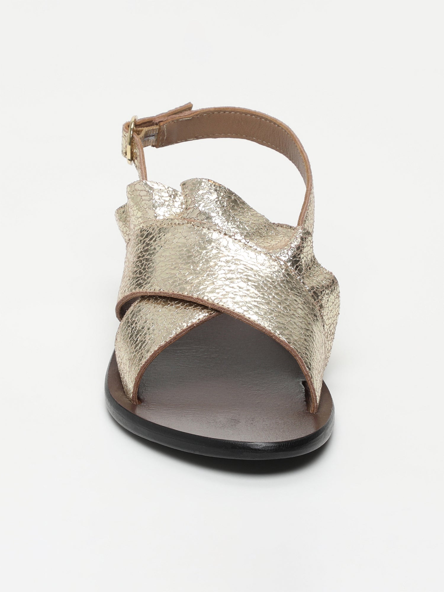 LILLY sandales en cuir or