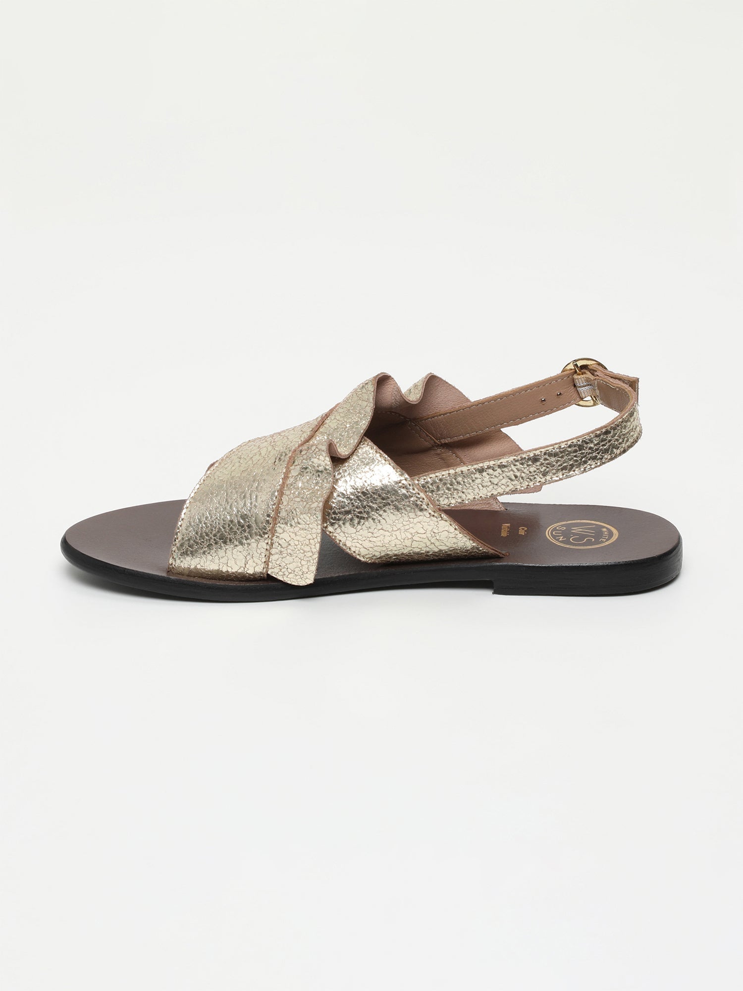 LILLY sandales en cuir or