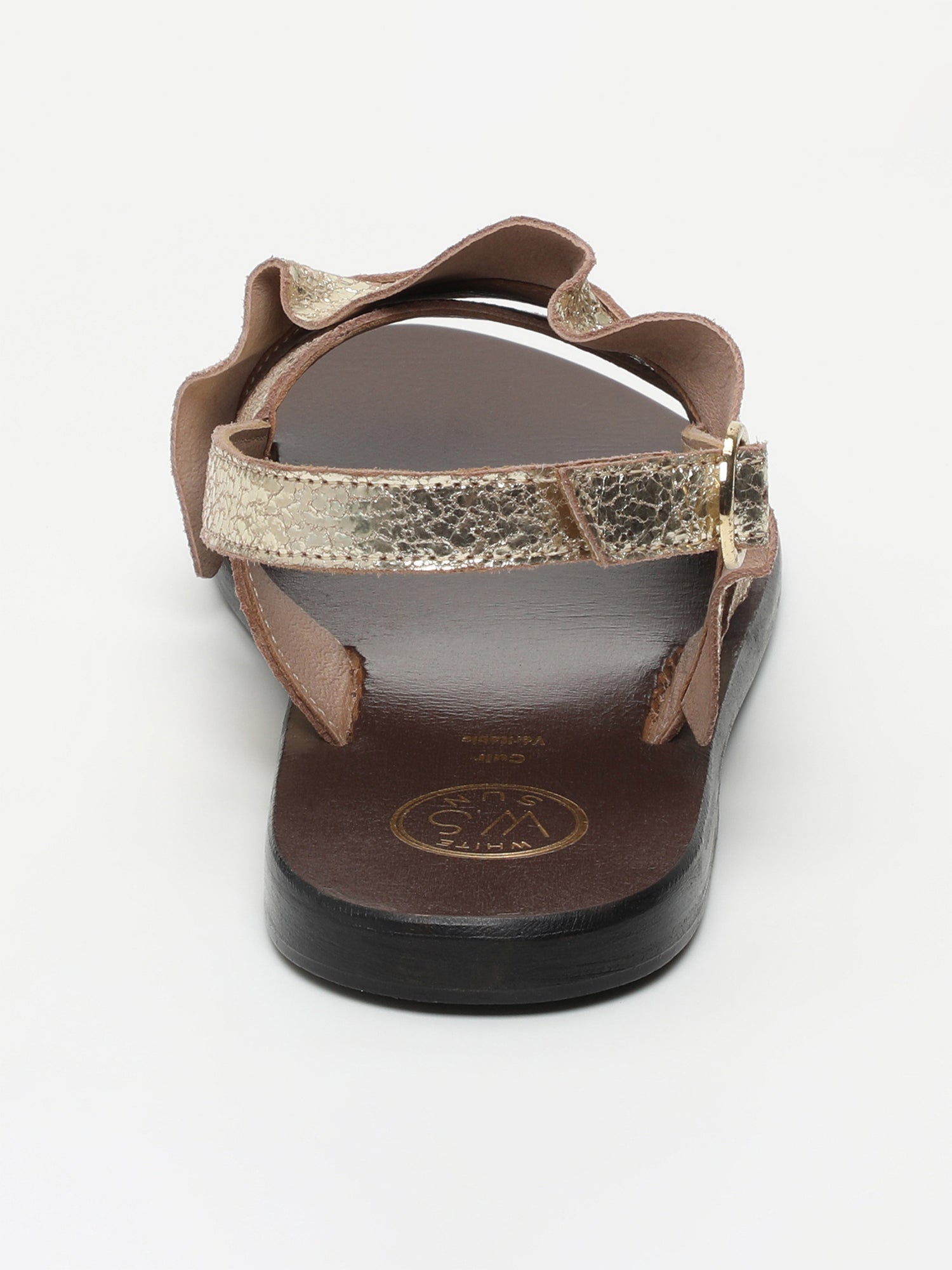 LILLY sandales en cuir or