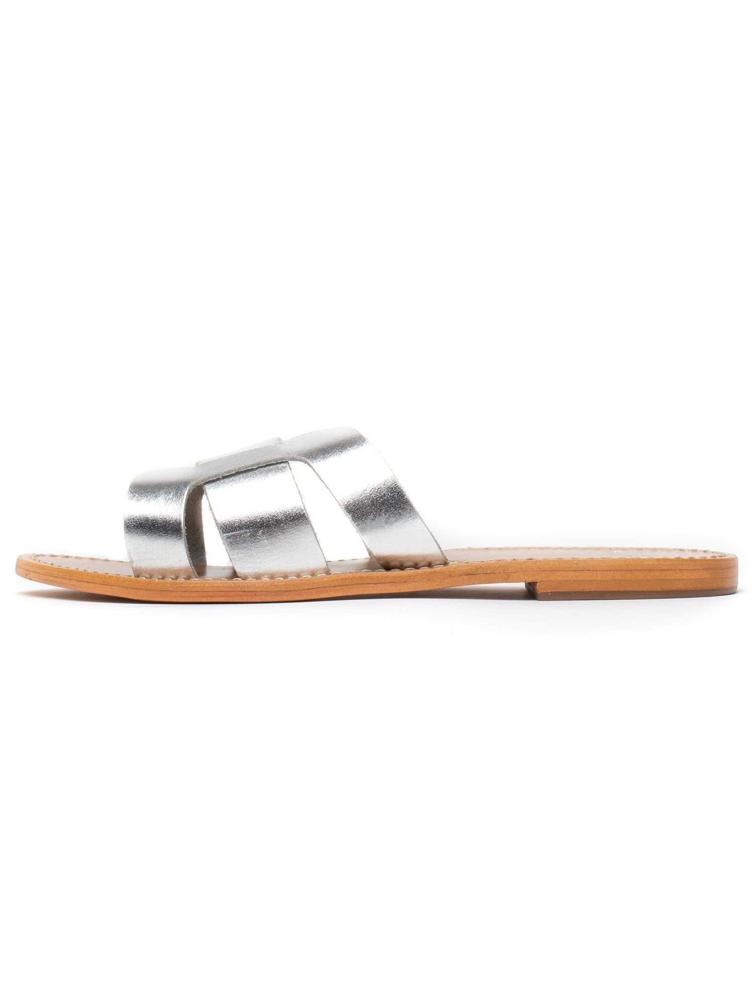 MAGONY sandales en cuir argent