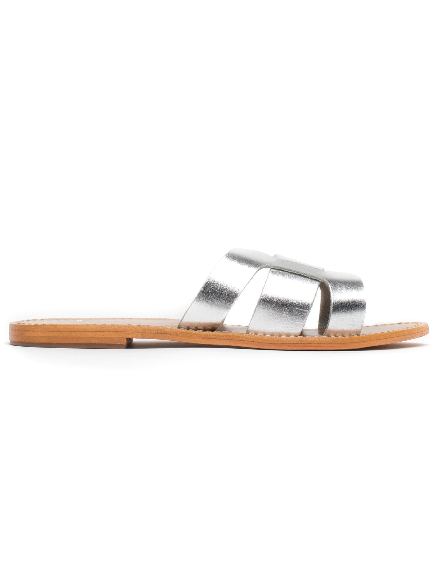 MAGONY sandales en cuir argent