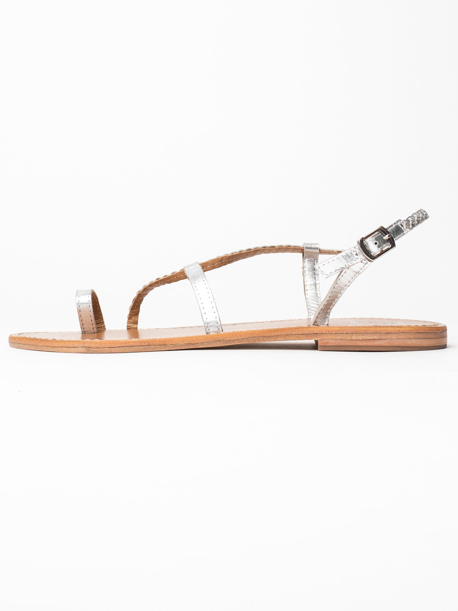 LAURIANA sandales en cuir argent