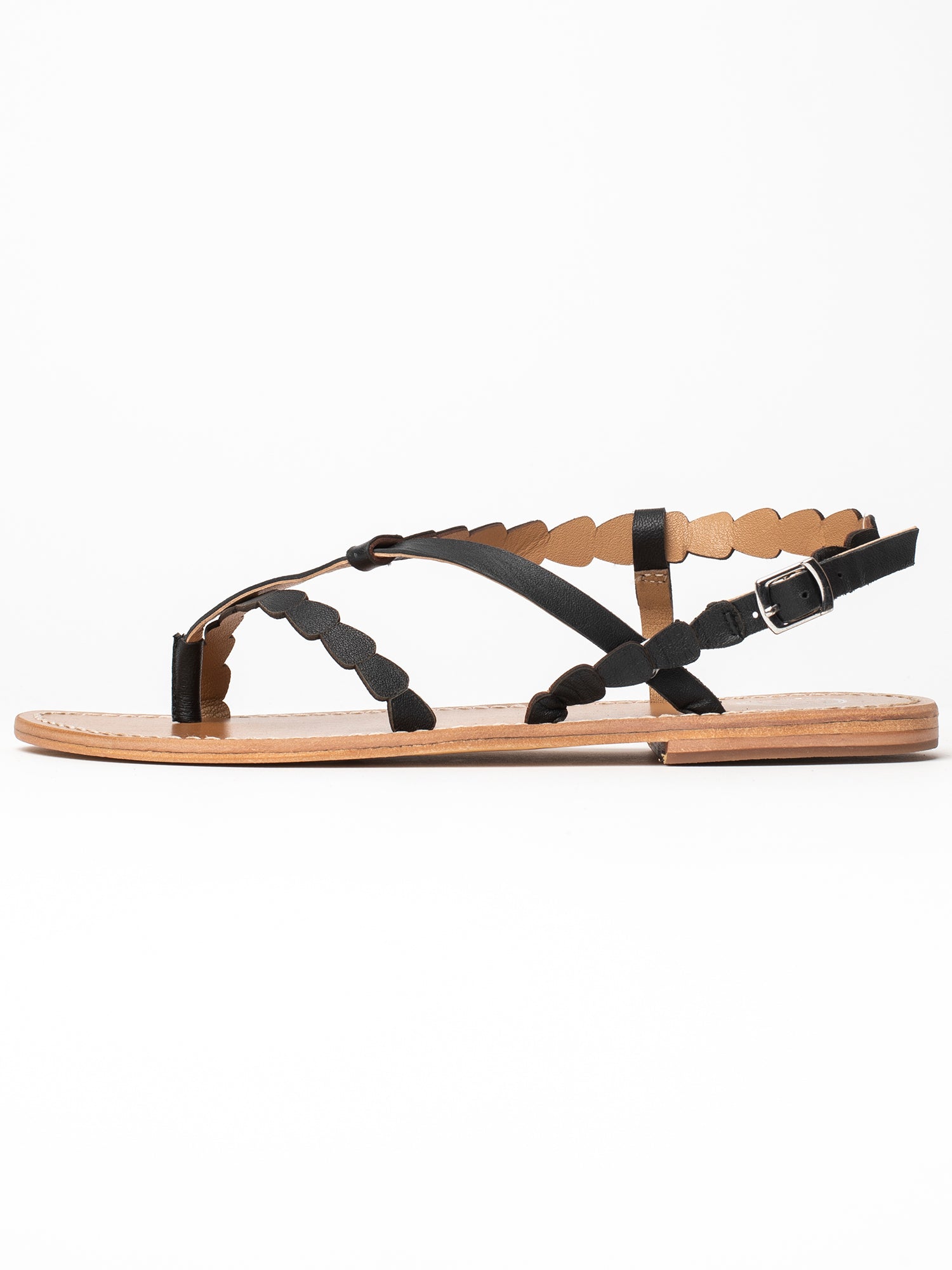 ANOUK sandales en cuir noir