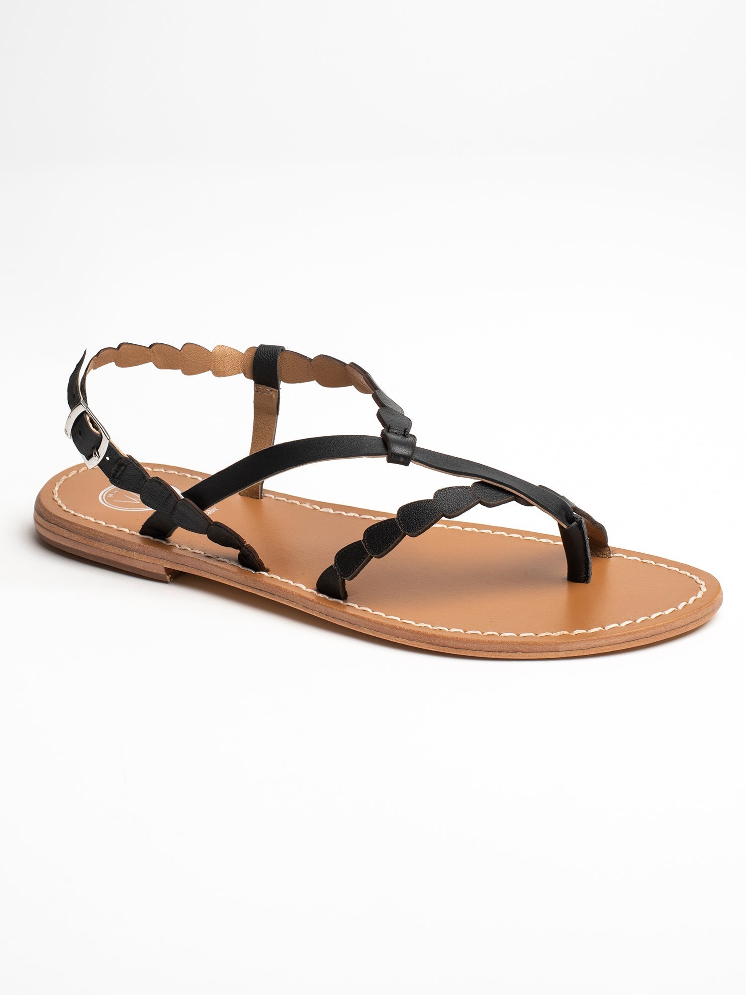 ANOUK sandales en cuir noir