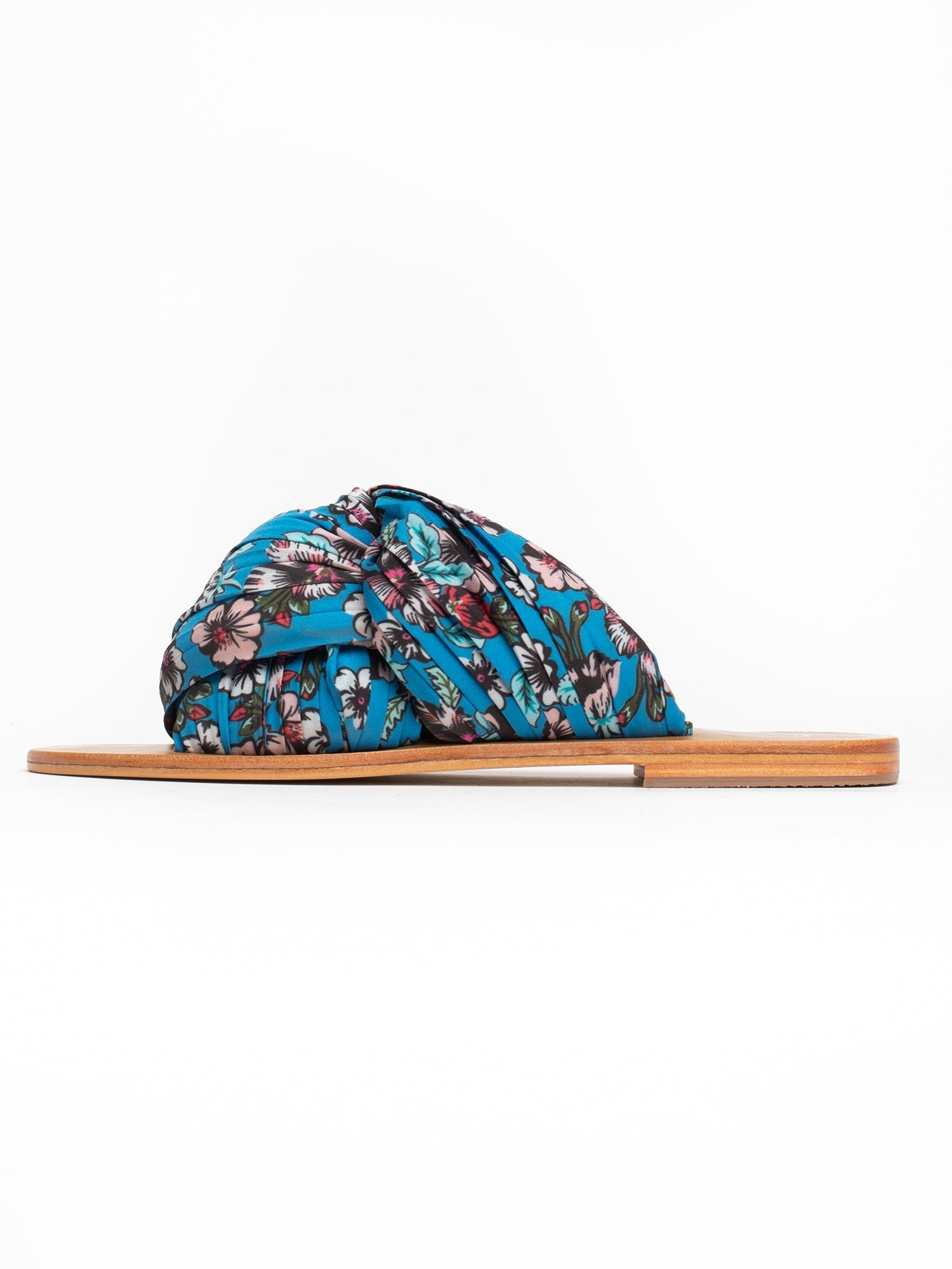WILL sandales en cuir bleu