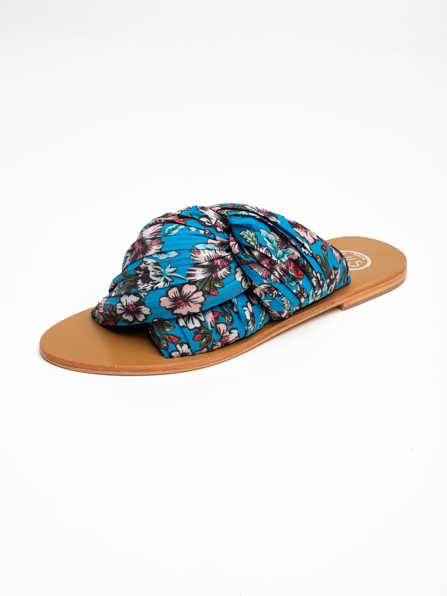 WILL sandales en cuir bleu