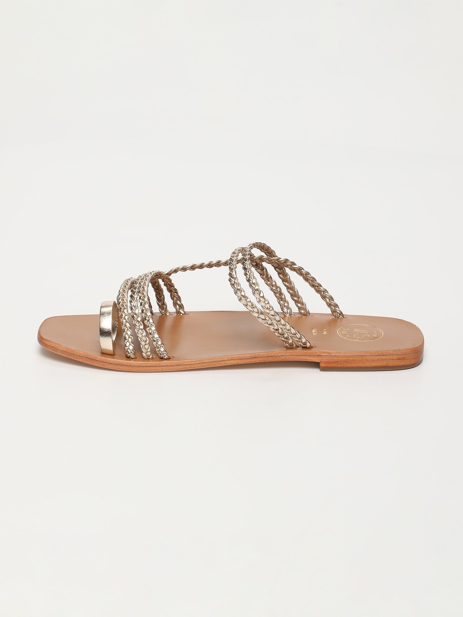 SCARLETT sandales en cuir or