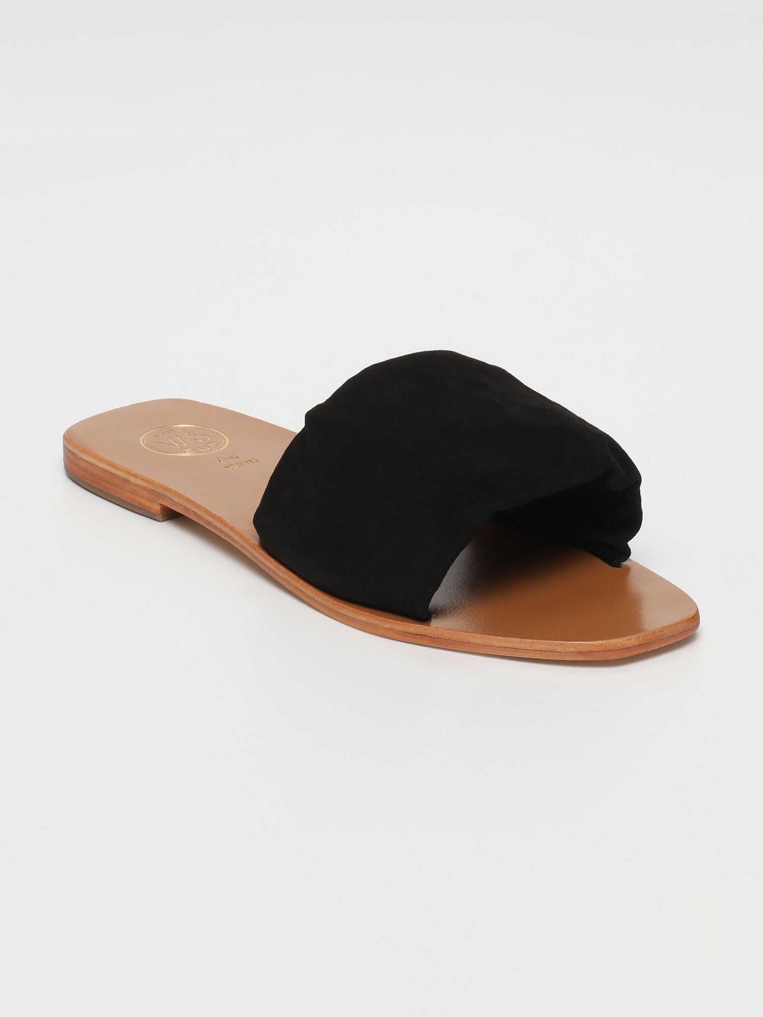 ARIA sandales en cuir noir