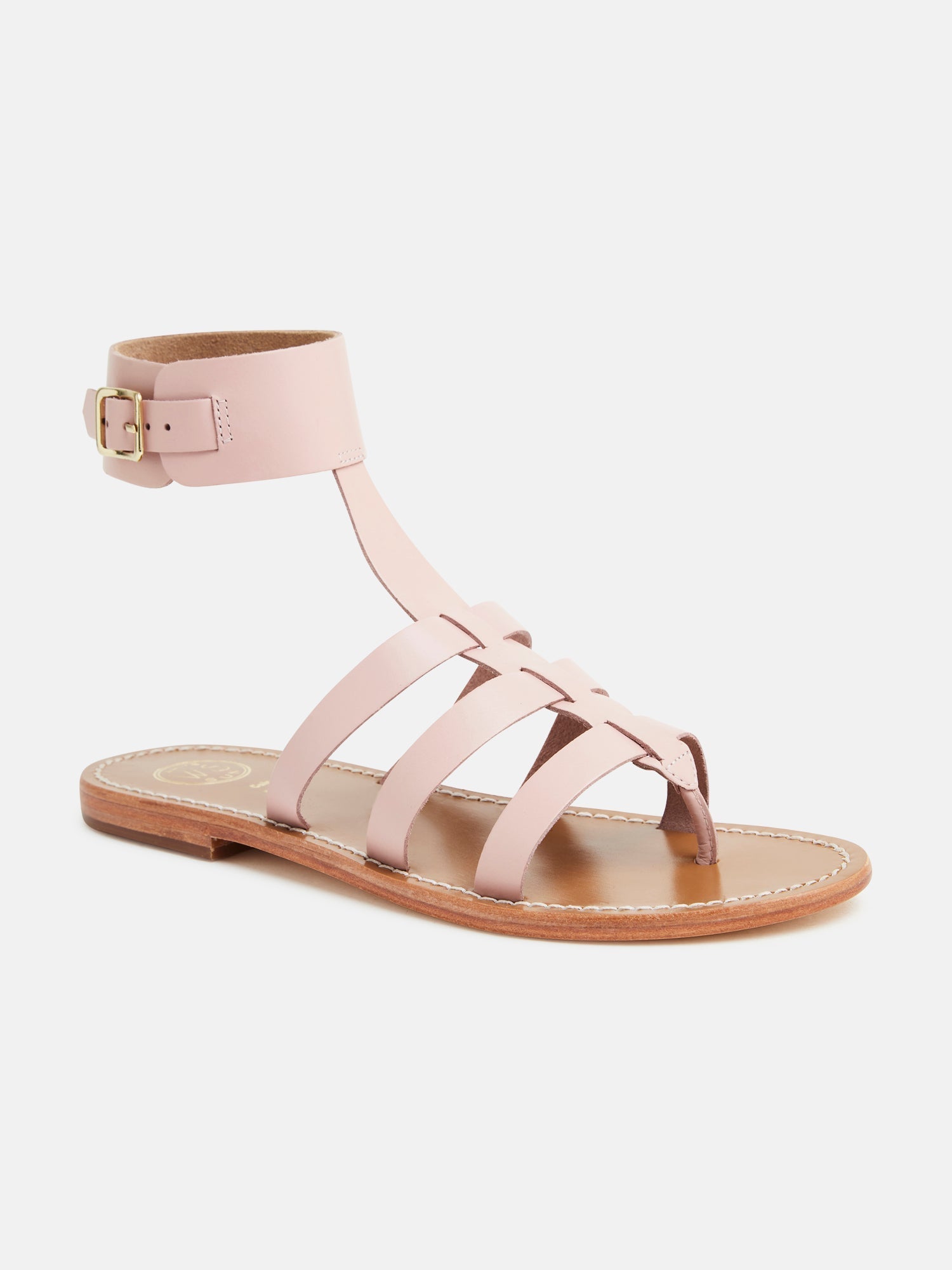 NOBLESSA sandales en cuir rose