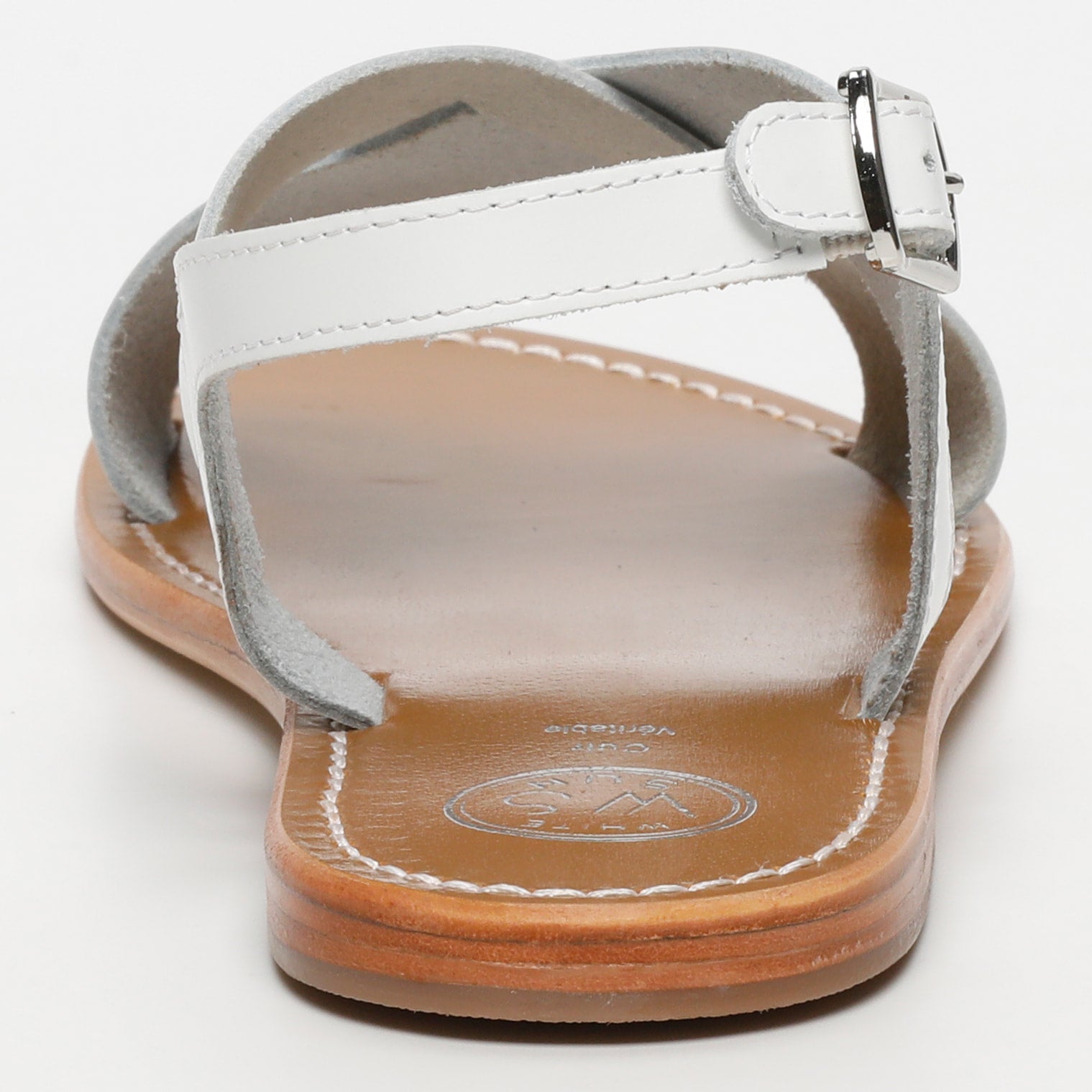 AULESTES sandales en cuir blanc