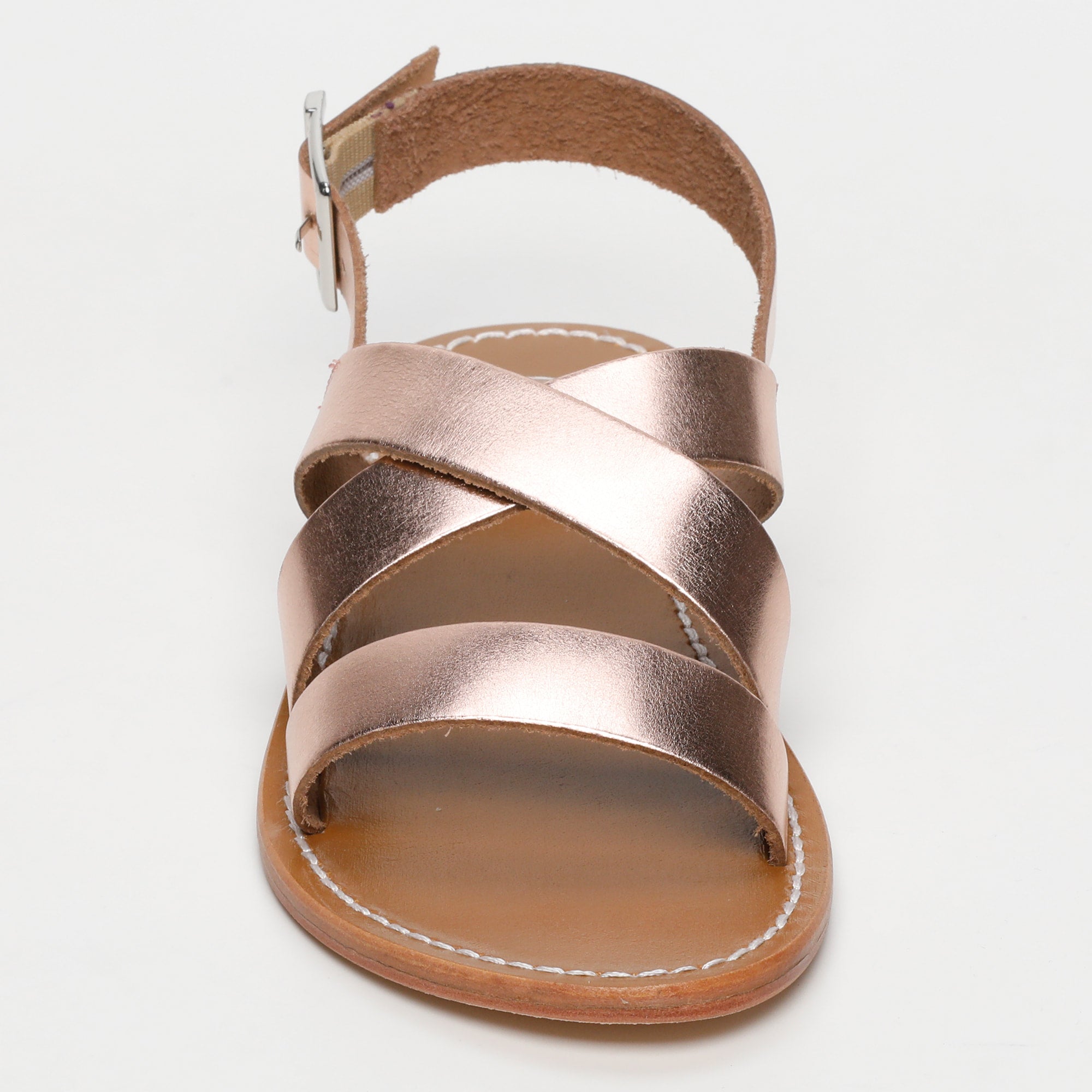 MARNEY sandales en cuir or rose