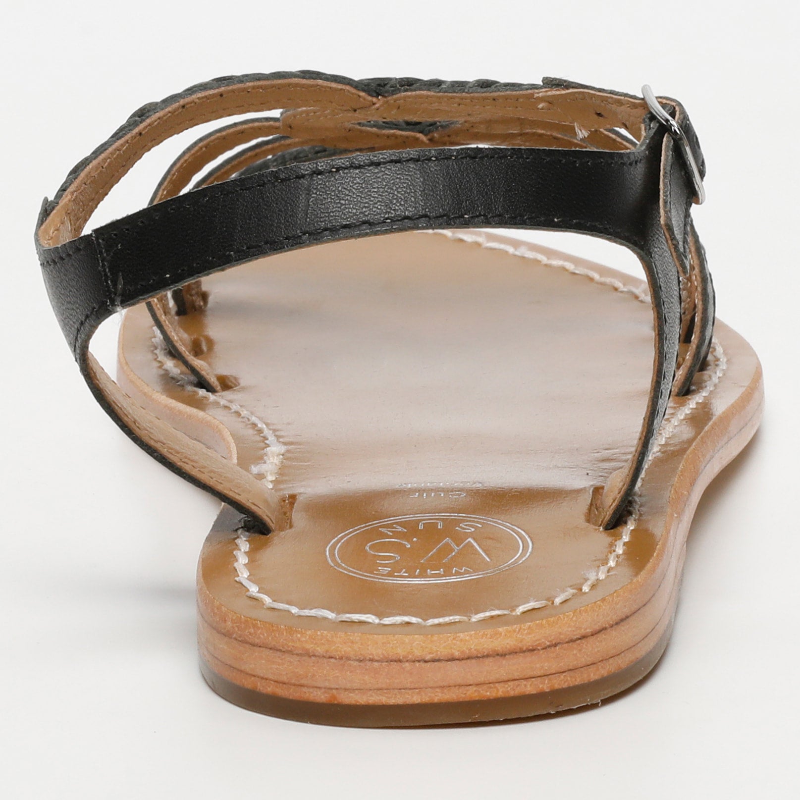 TESS sandales en cuir noir