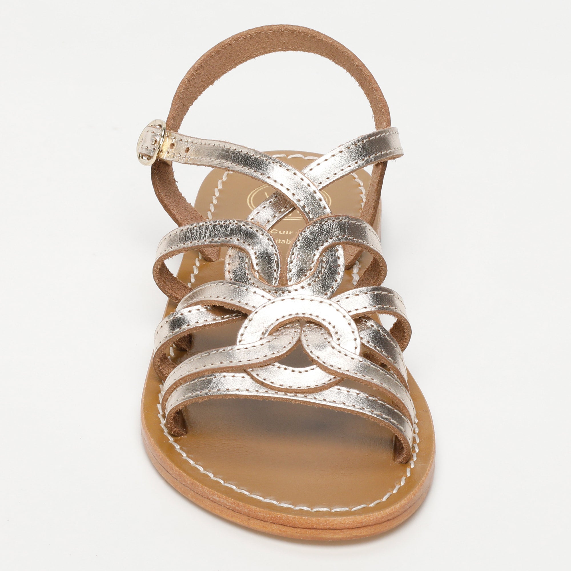 MADAI sandales en cuir or