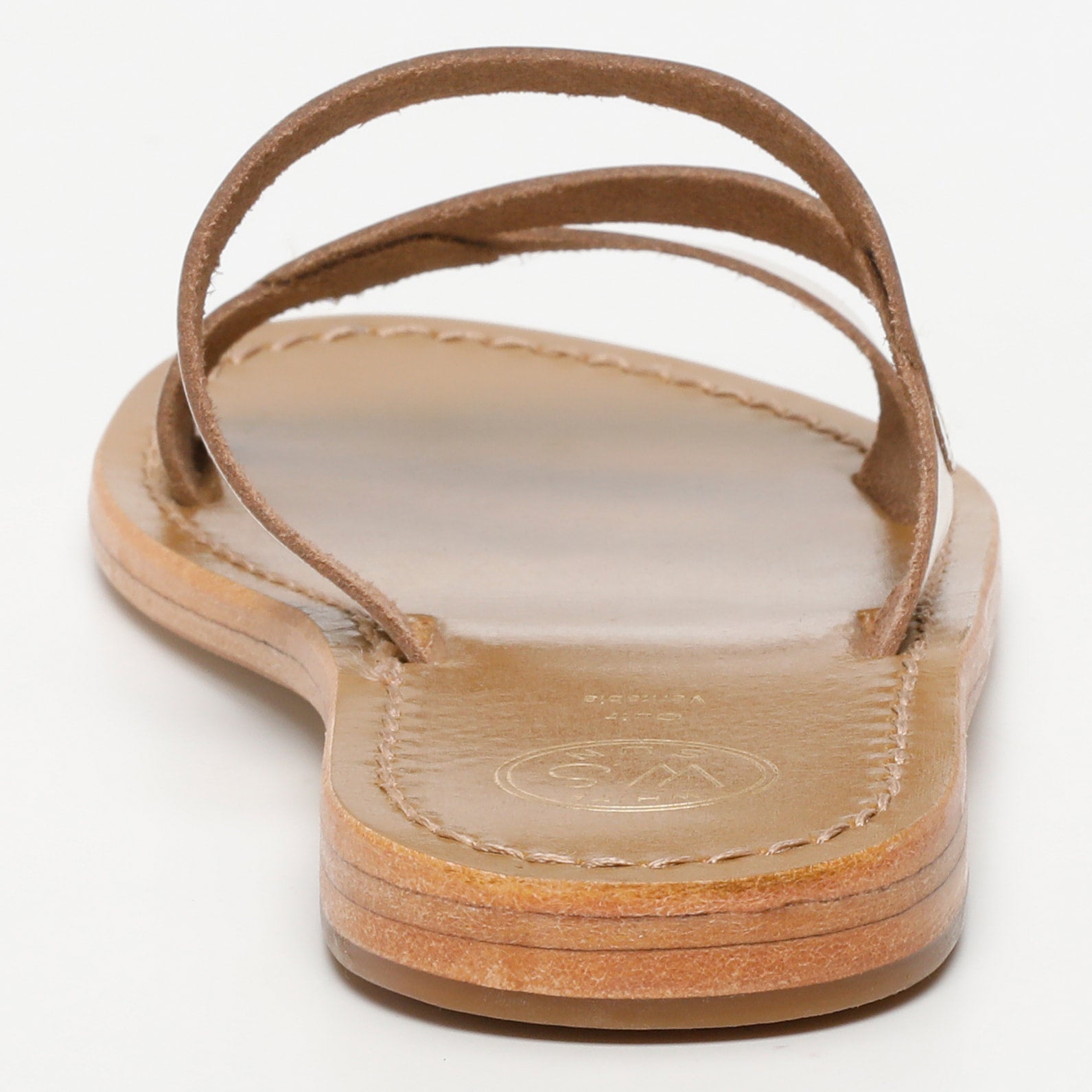 PALAMOS mules en cuir or