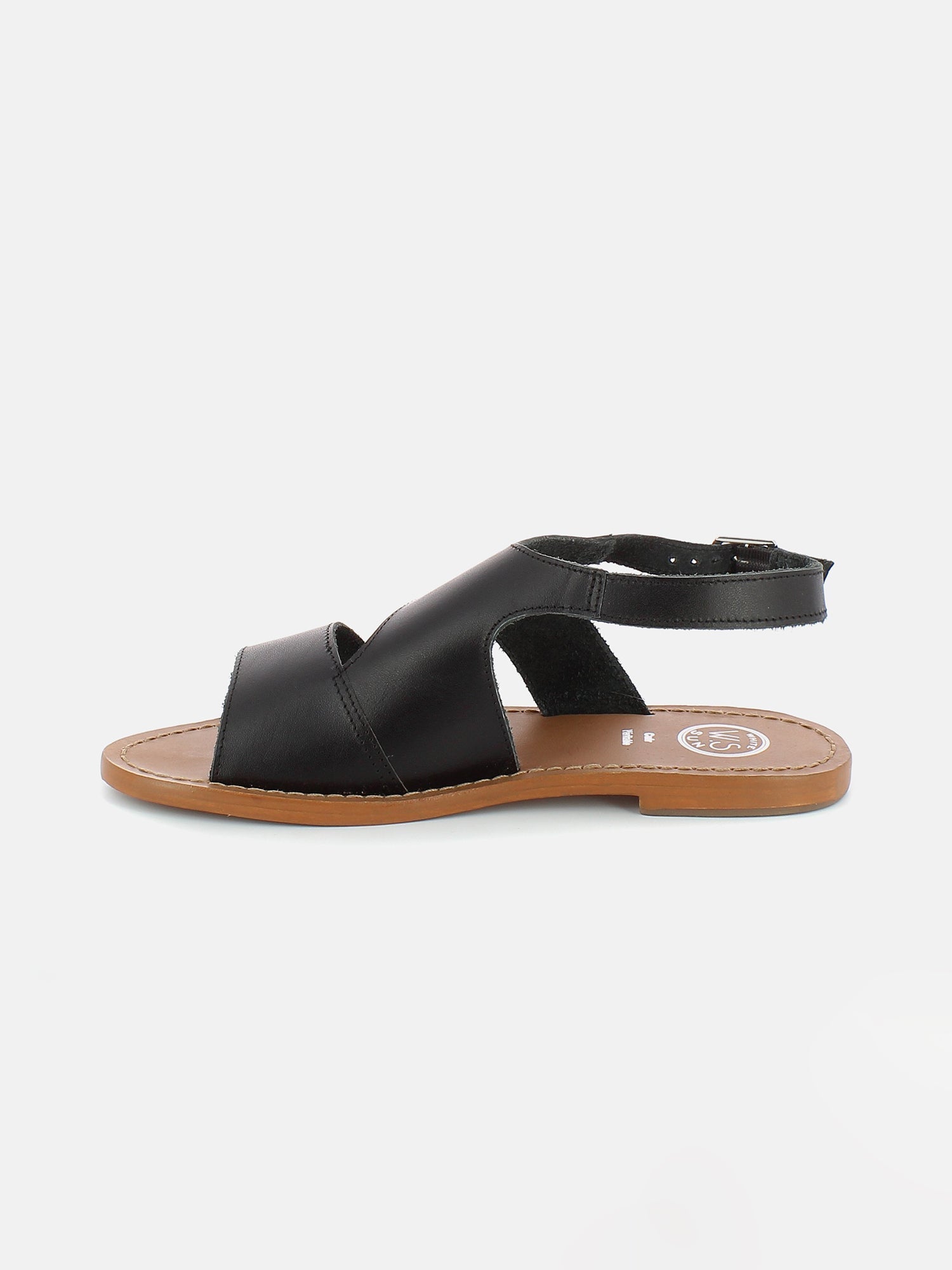 FEIJOA sandales en cuir noir
