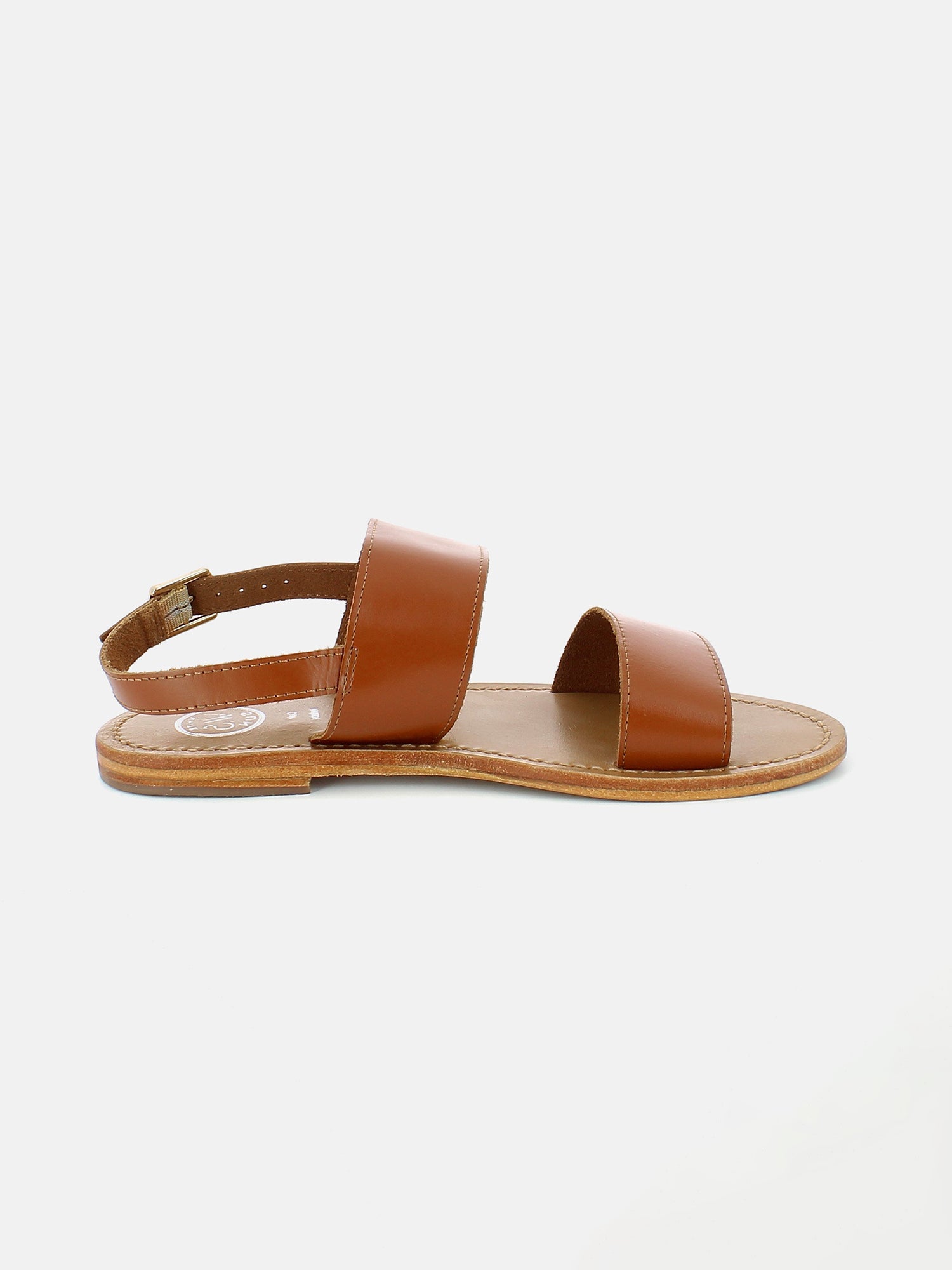 DILETTA sandales en cuir camel