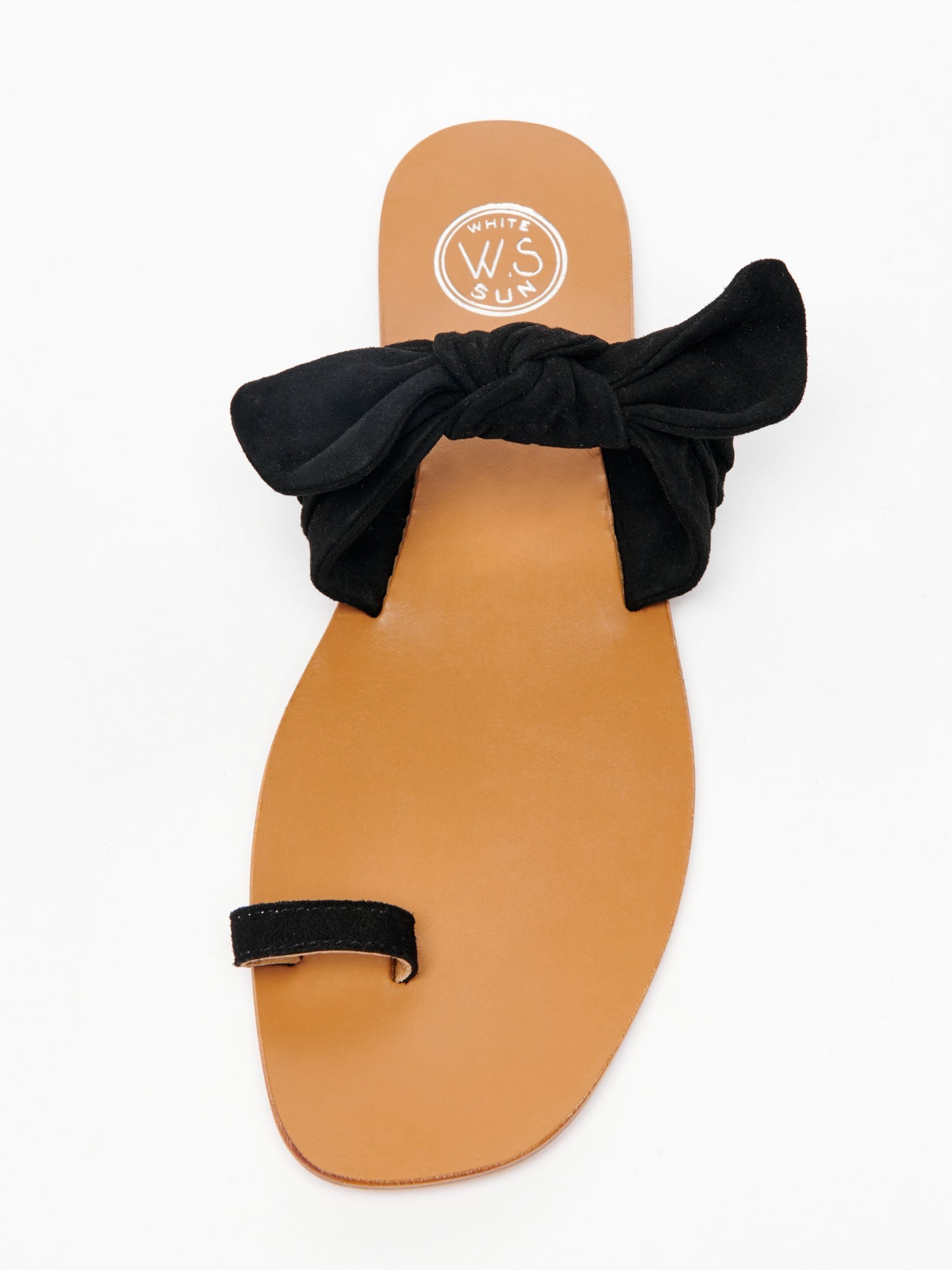 LEOCADIE sandales en cuir noir
