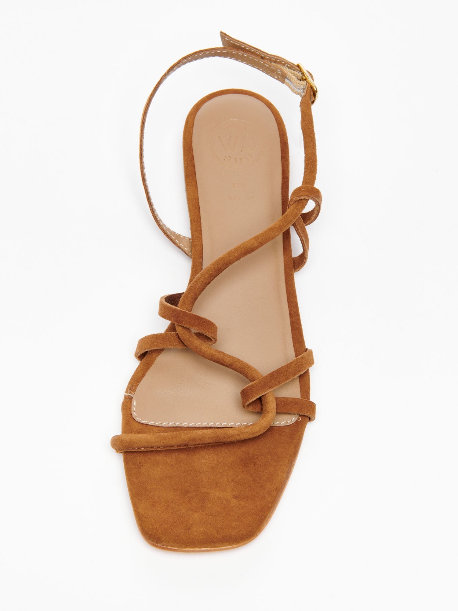 MARGO sandales en cuir camel