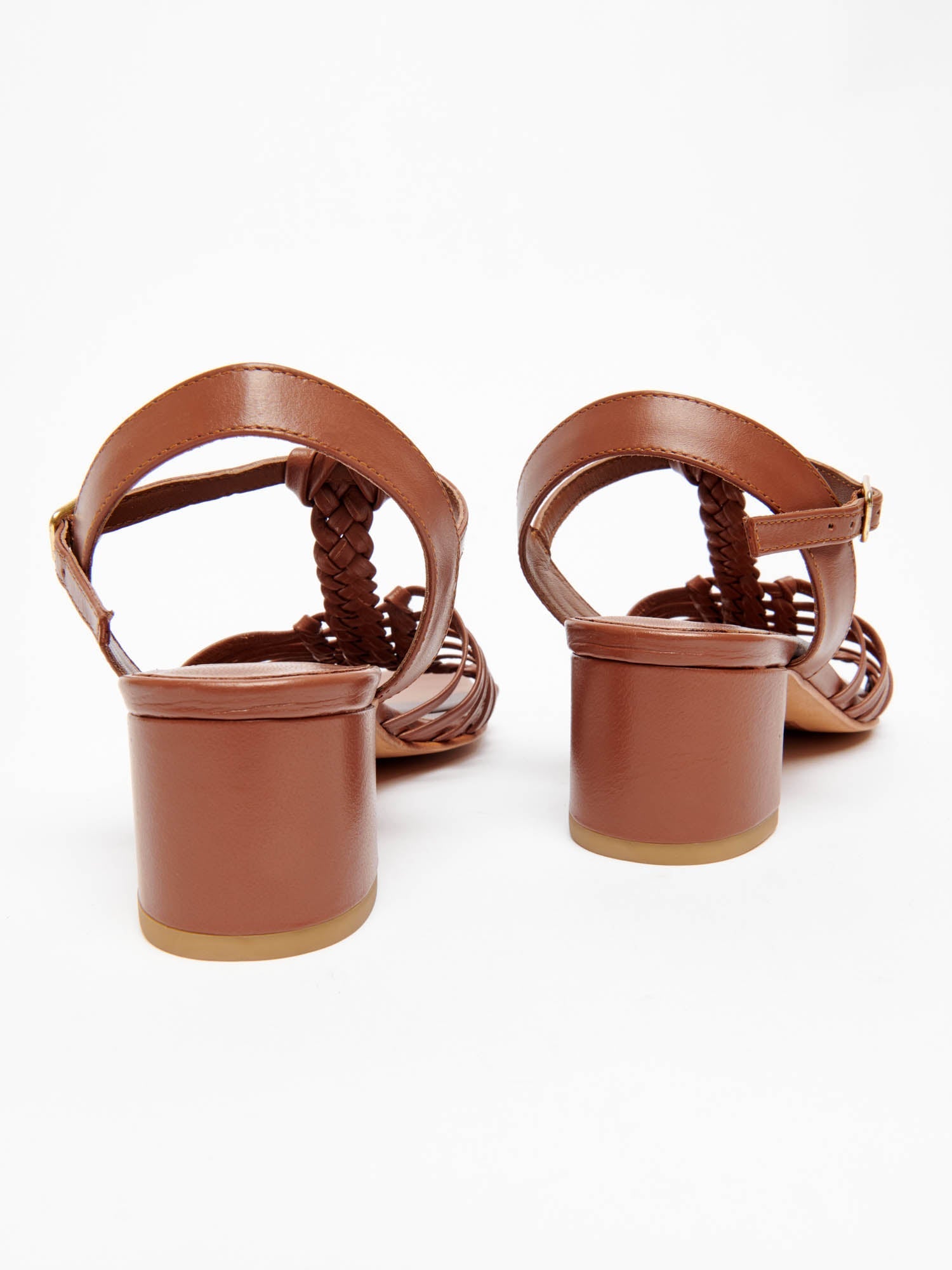 KATELL sandales en cuir camel