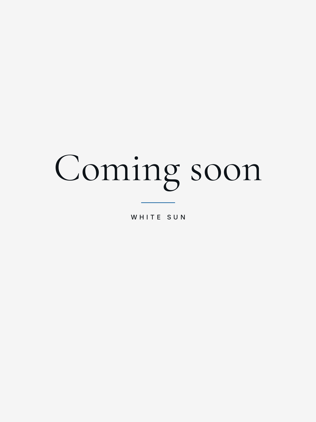 Coming soon