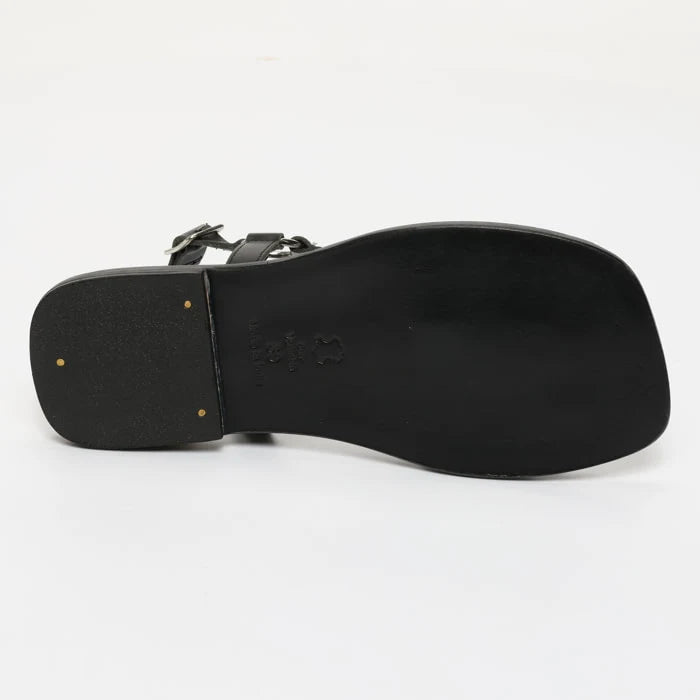 ZEPHRA sandales en cuir noir