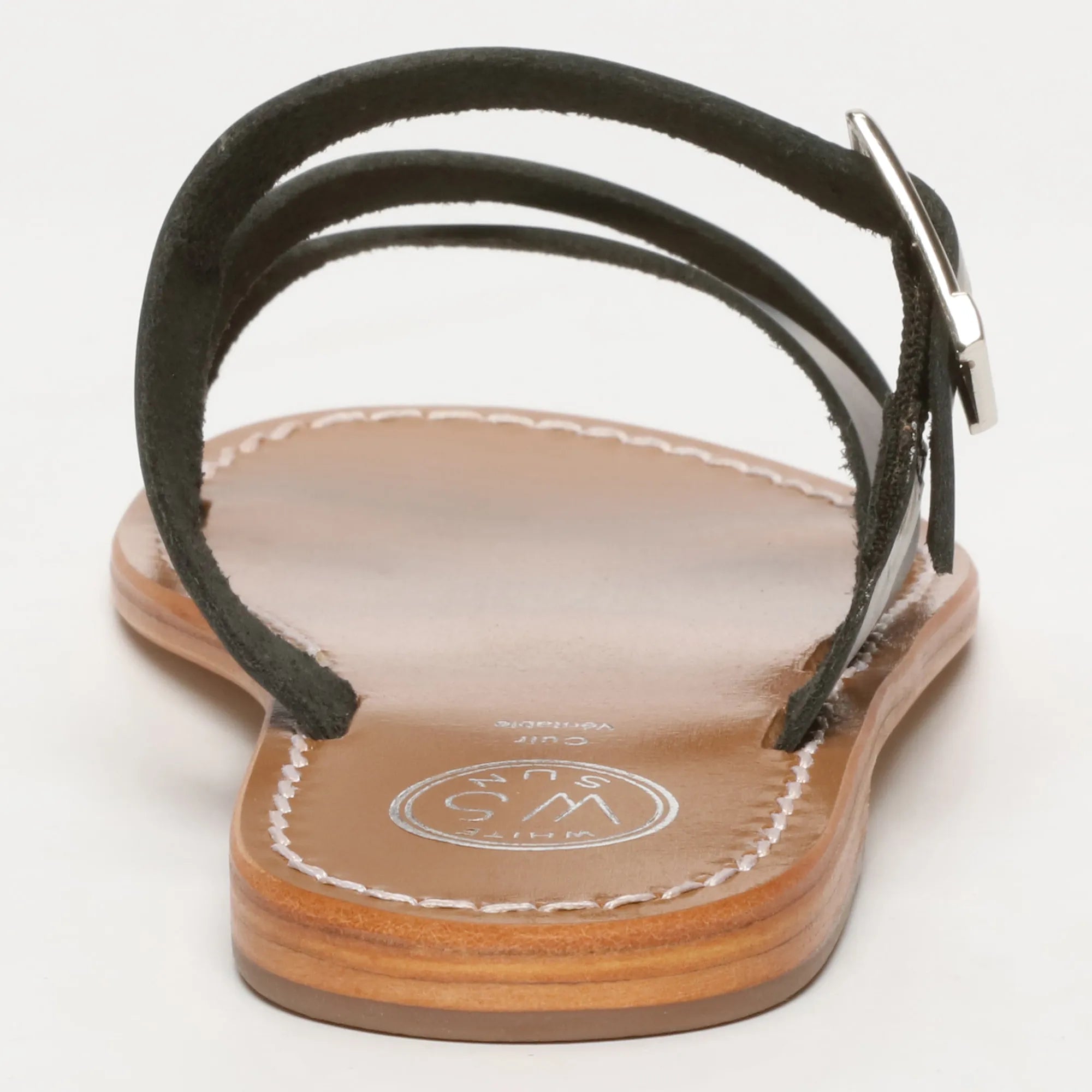 ZAFIRO mules en cuir noir