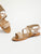 MANAUS Sandale cuir pastel