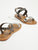 BURSA Sandale cuir bicolore