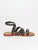 AMARI Sandale cuir avec rivets