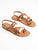 ANTIME Sandale cuir bicolore