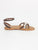 MITRA Sandale cuir bicolore