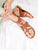 AYDIN Sandale cuir avec bracelet